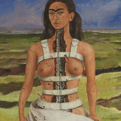 3D kort Frida Kahlo Columna
