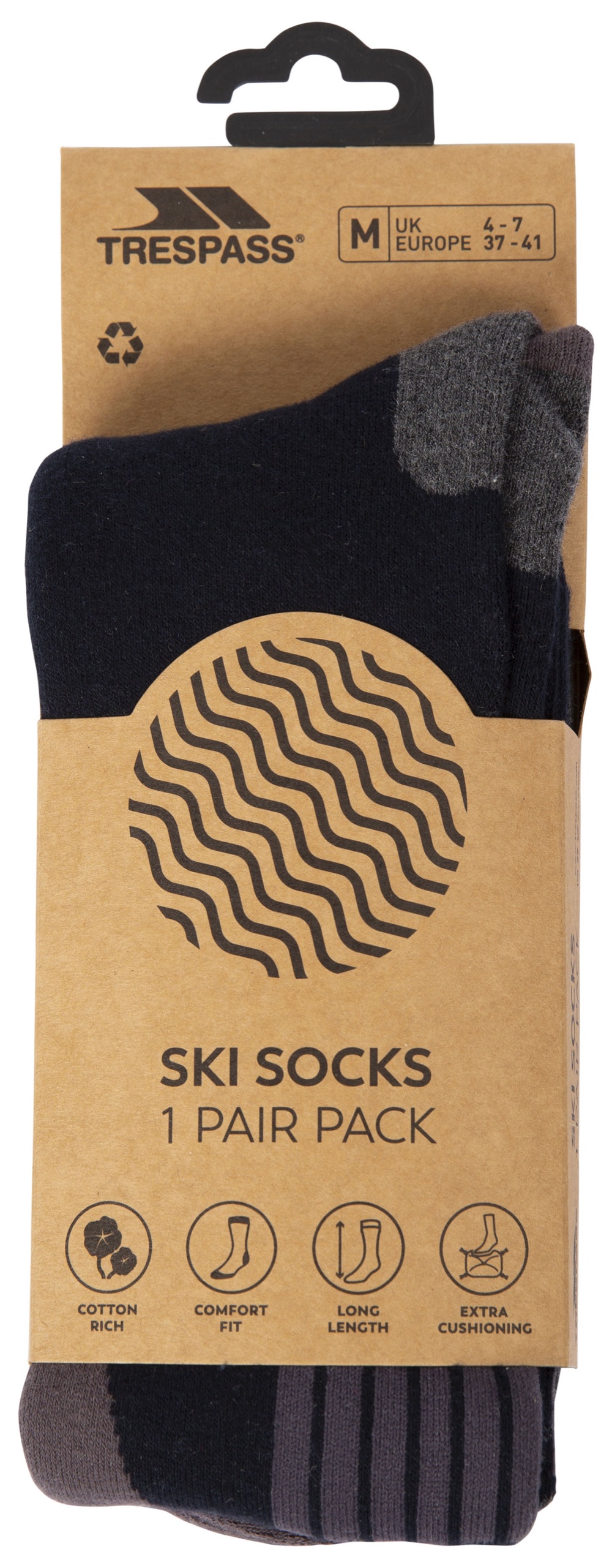 Skistrømpe Hack, herre, Navy