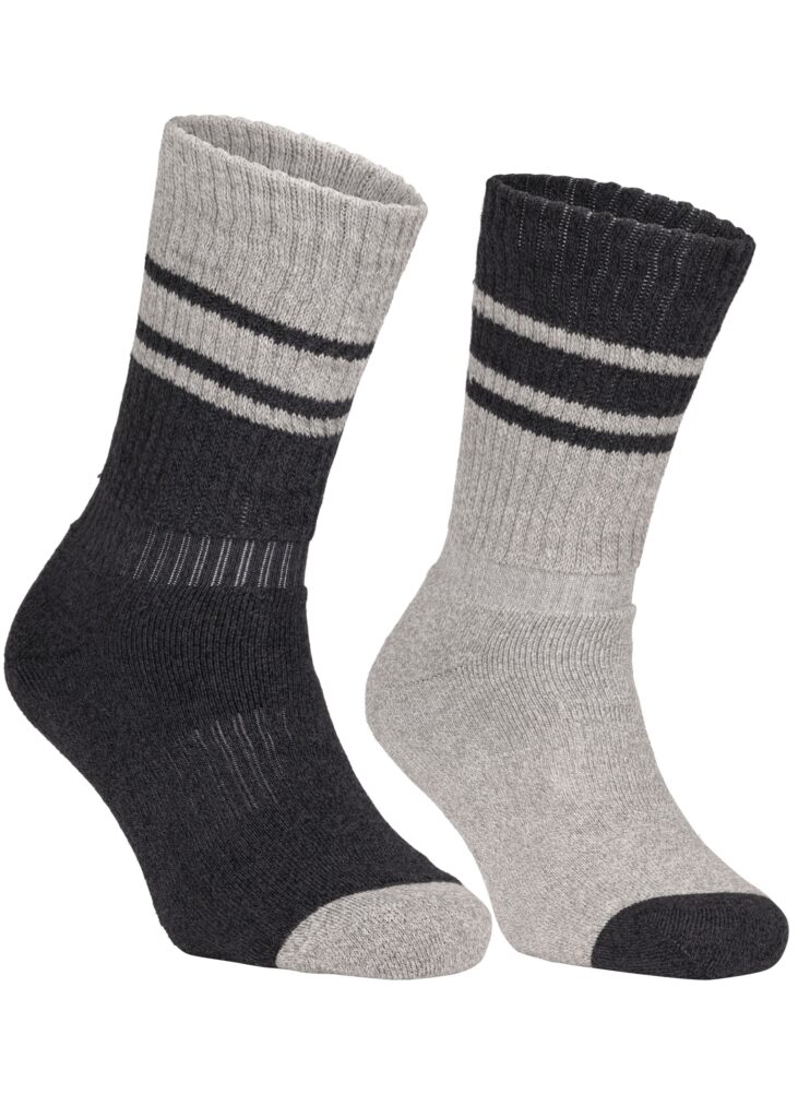 Vandrestrømpe Hitched, herre, Black/grey Marl