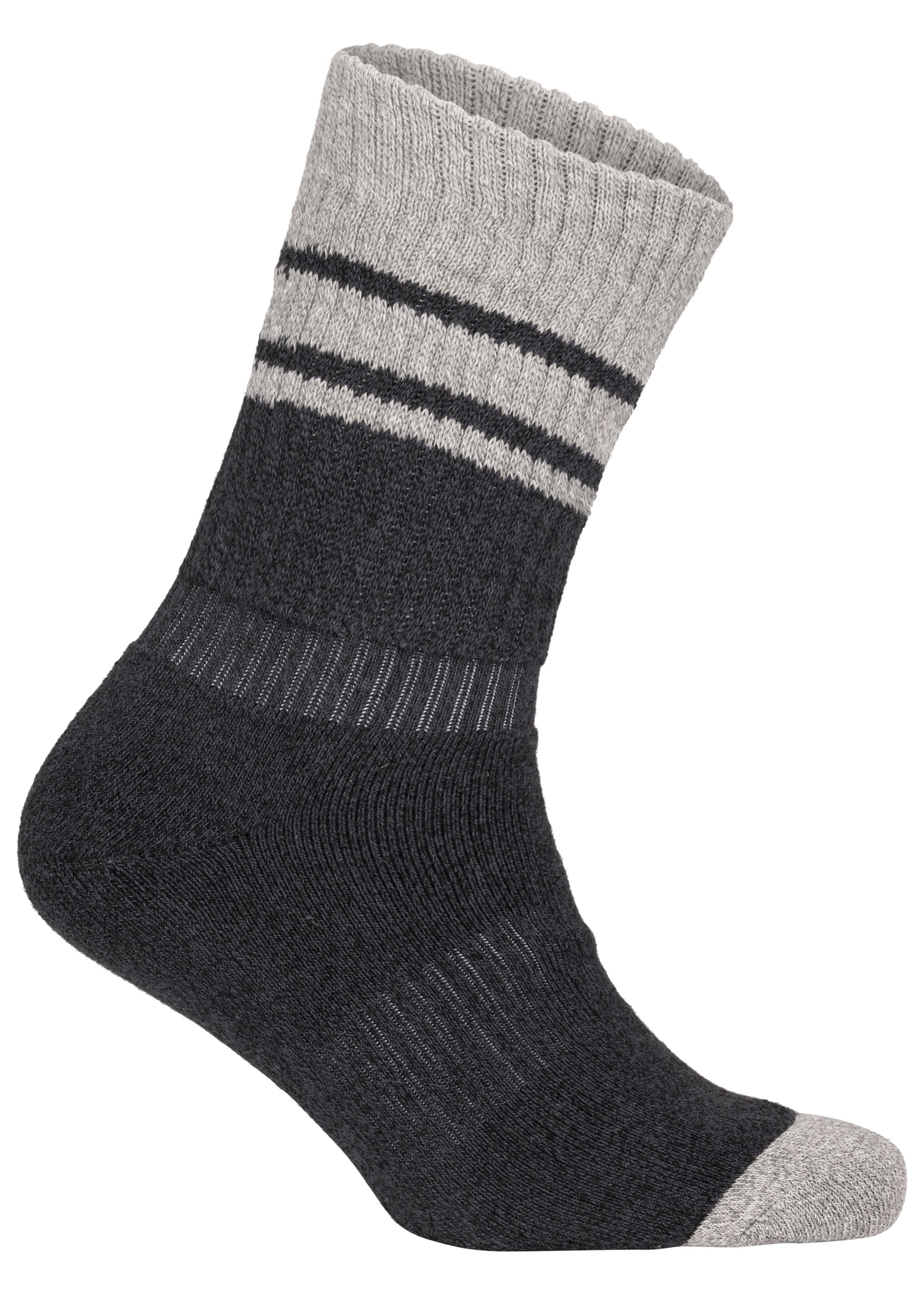 Vandrestrømpe Hitched, herre, Black/grey Marl