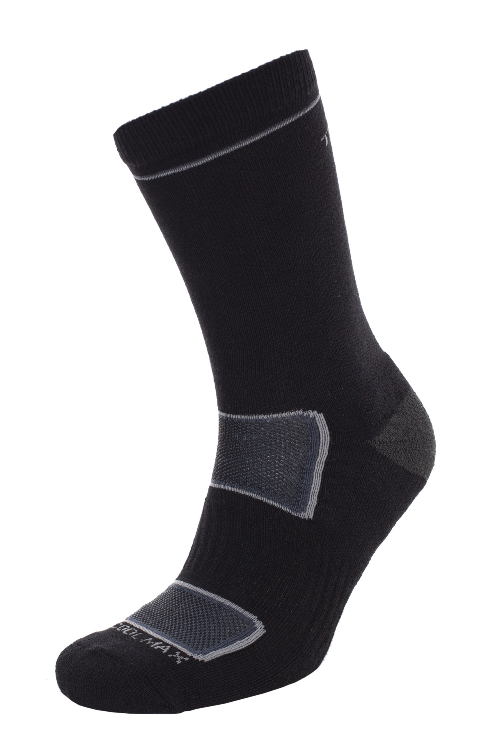 Vandrestrømpe Rizzle Eco, herre, Black