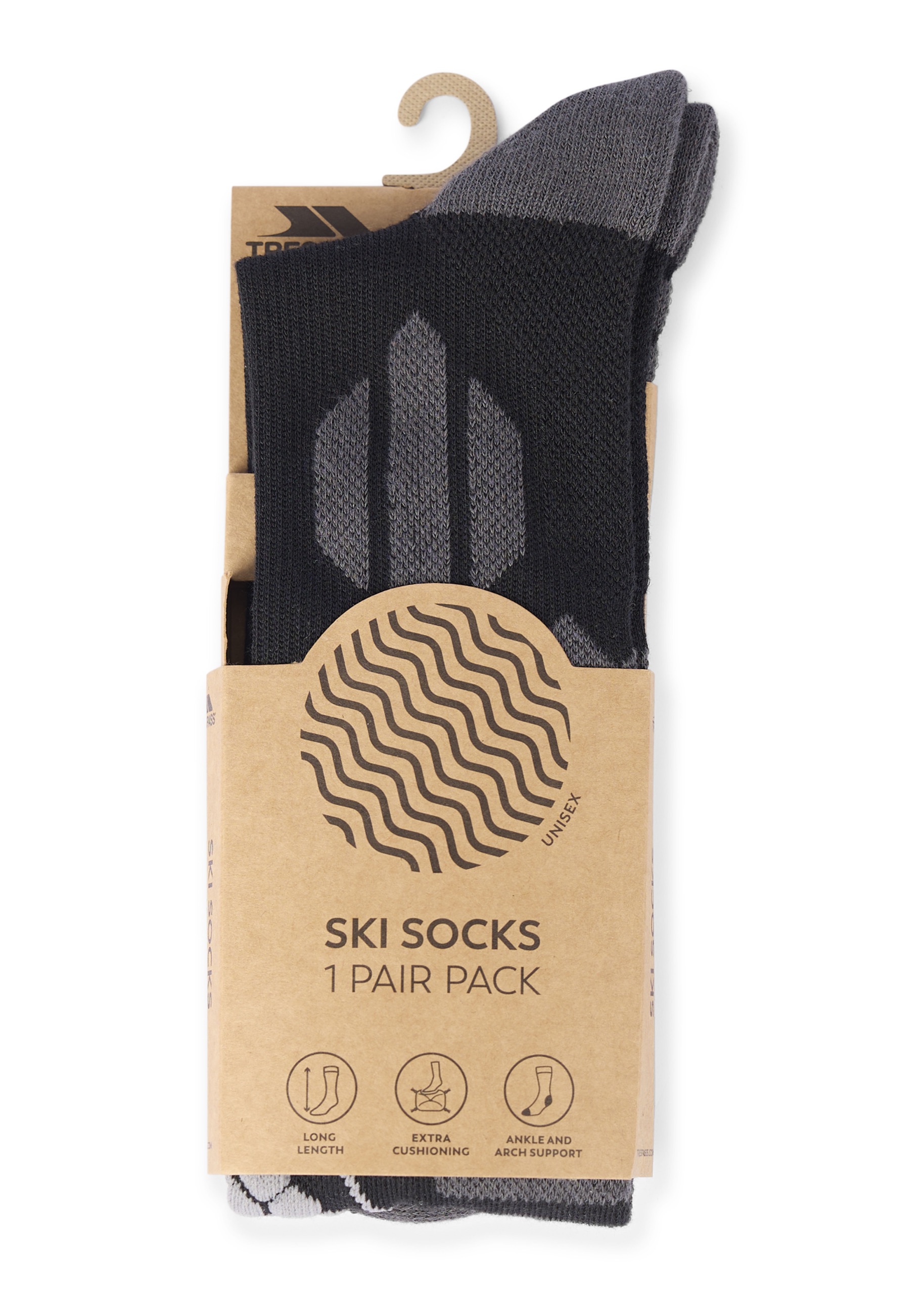 Skistrømpe Hacon, Black