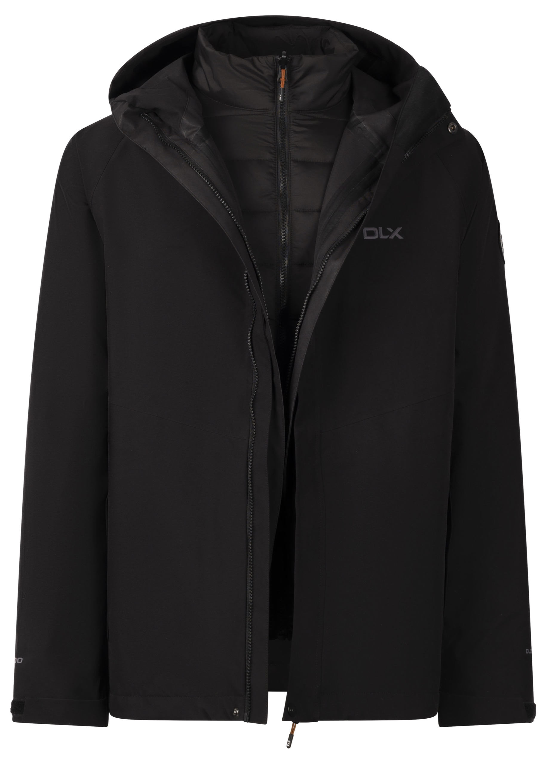 3-i-1-jakke Frederic, herre, Black