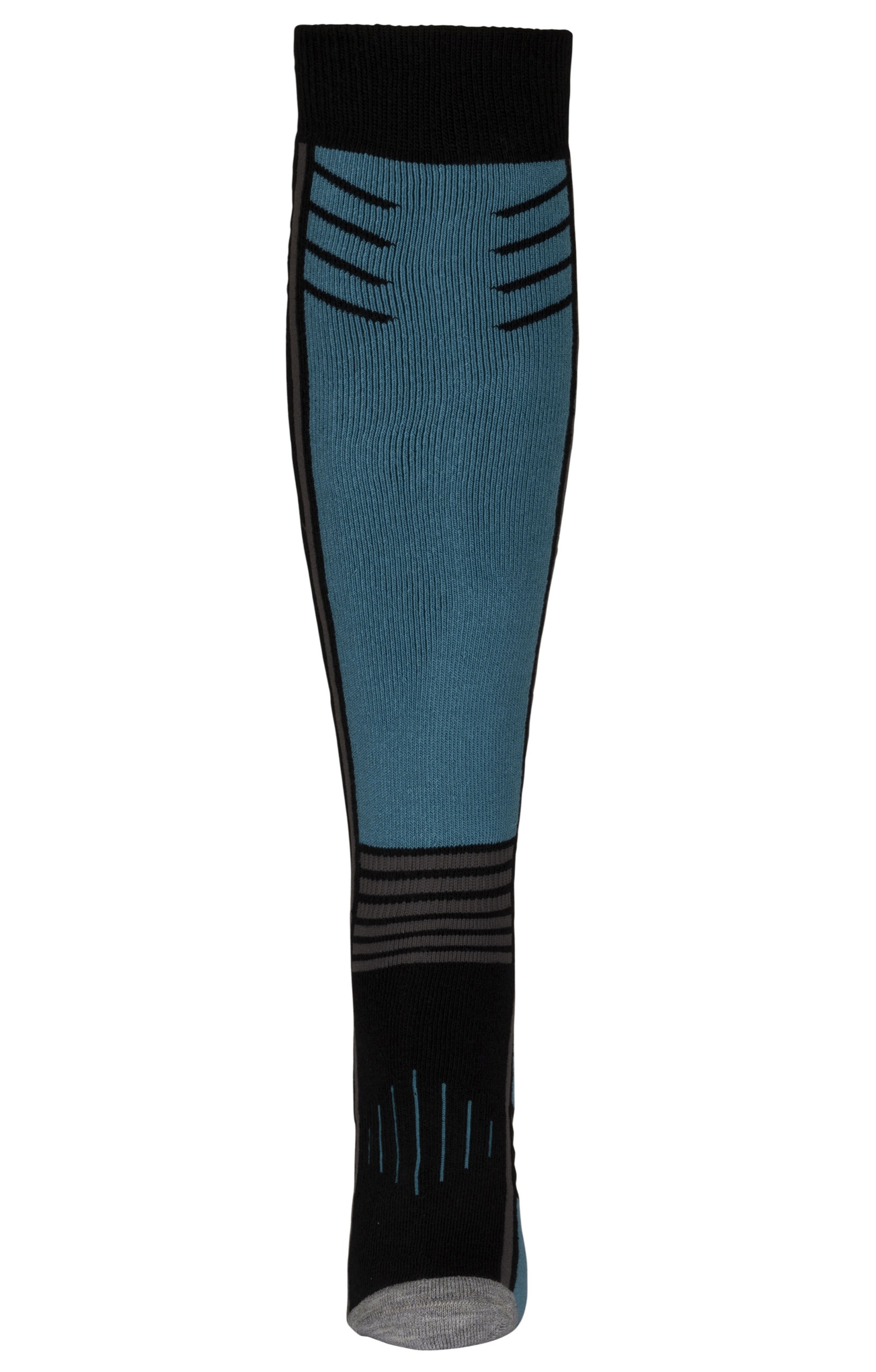 Skistrømpe Icy, Black-storm Blue
