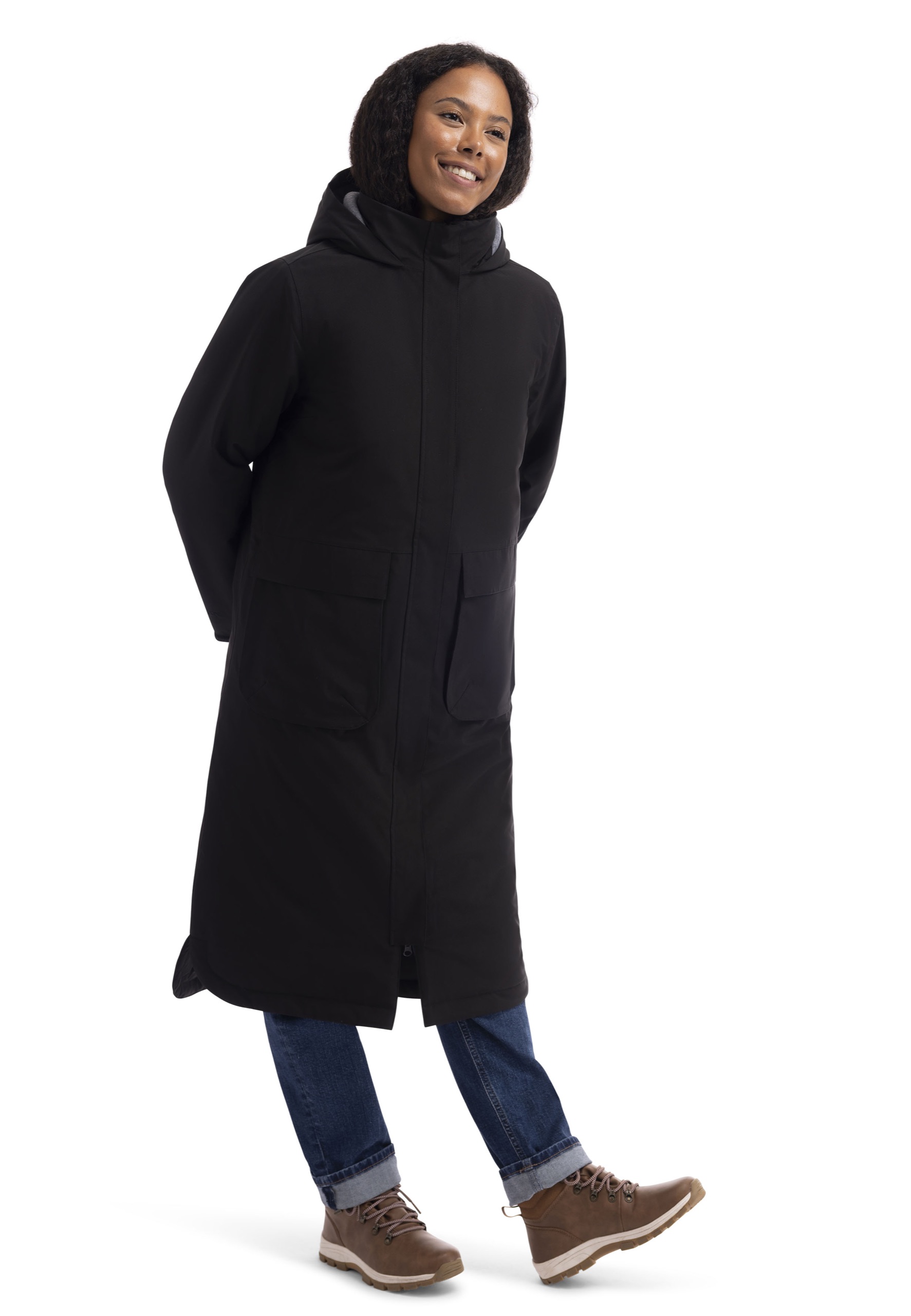 Regnjakke Abby, dame, Black