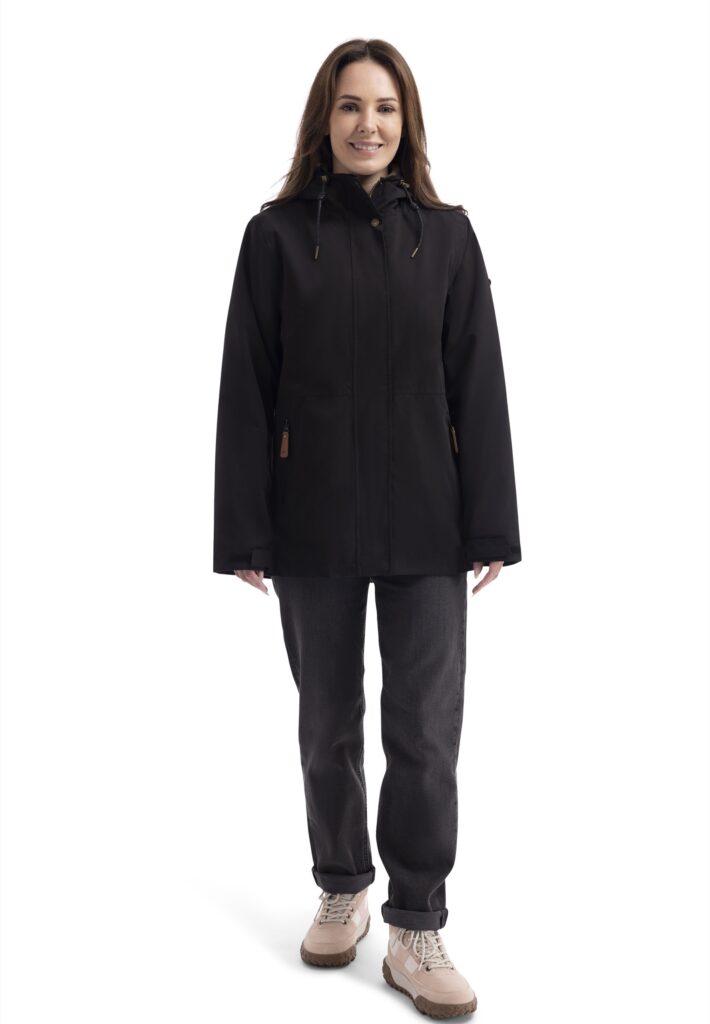 Regnjakke Kamila, dame, Black