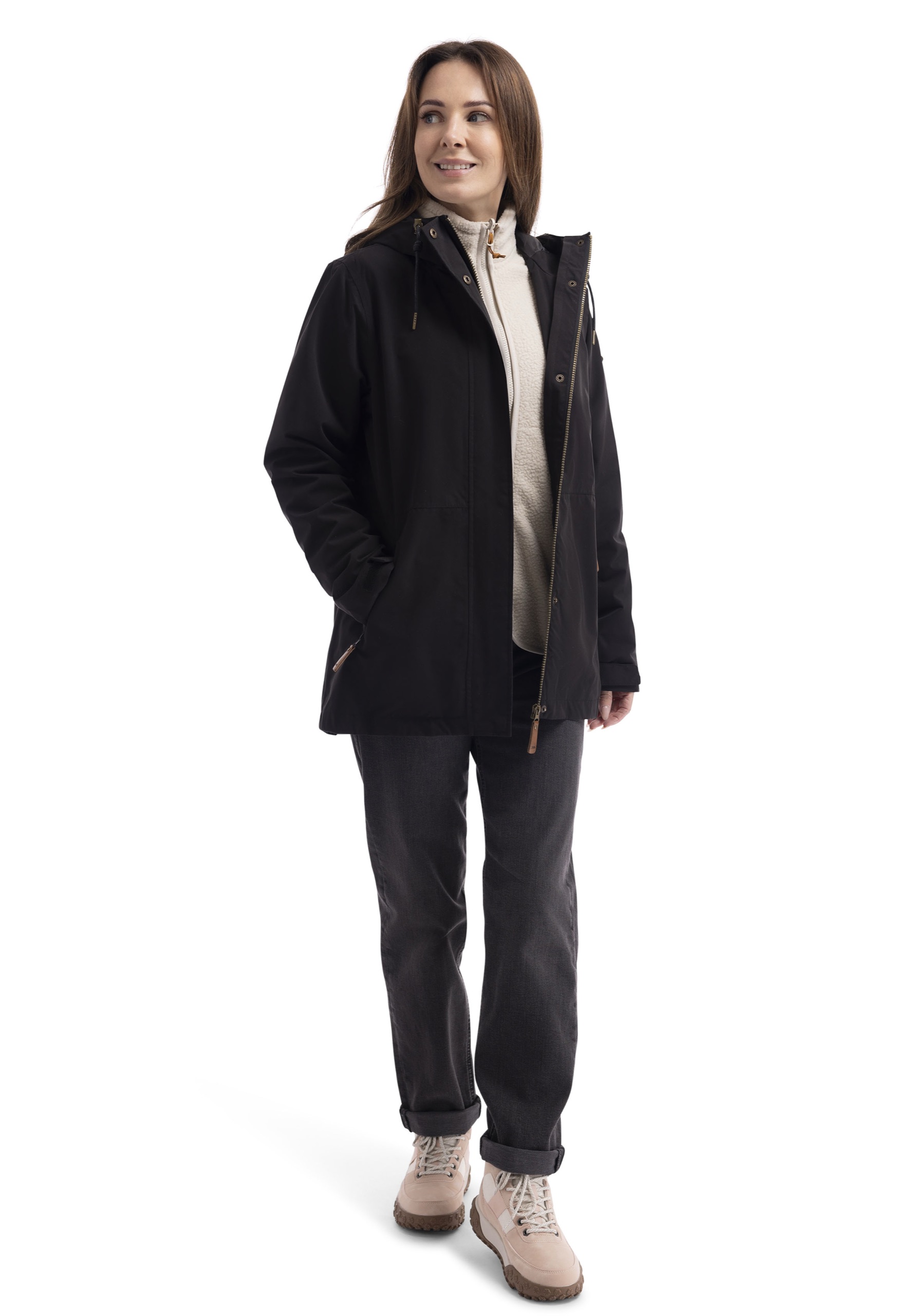 Regnjakke Kamila, dame, Black