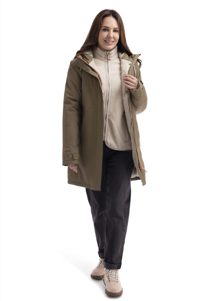 Regnjakke Melissa, dame, Light Khaki