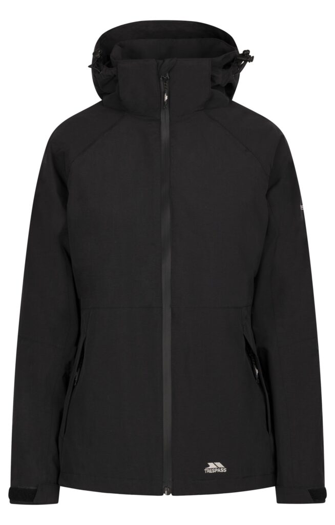 Regnjakke Tilbury, dame, Black