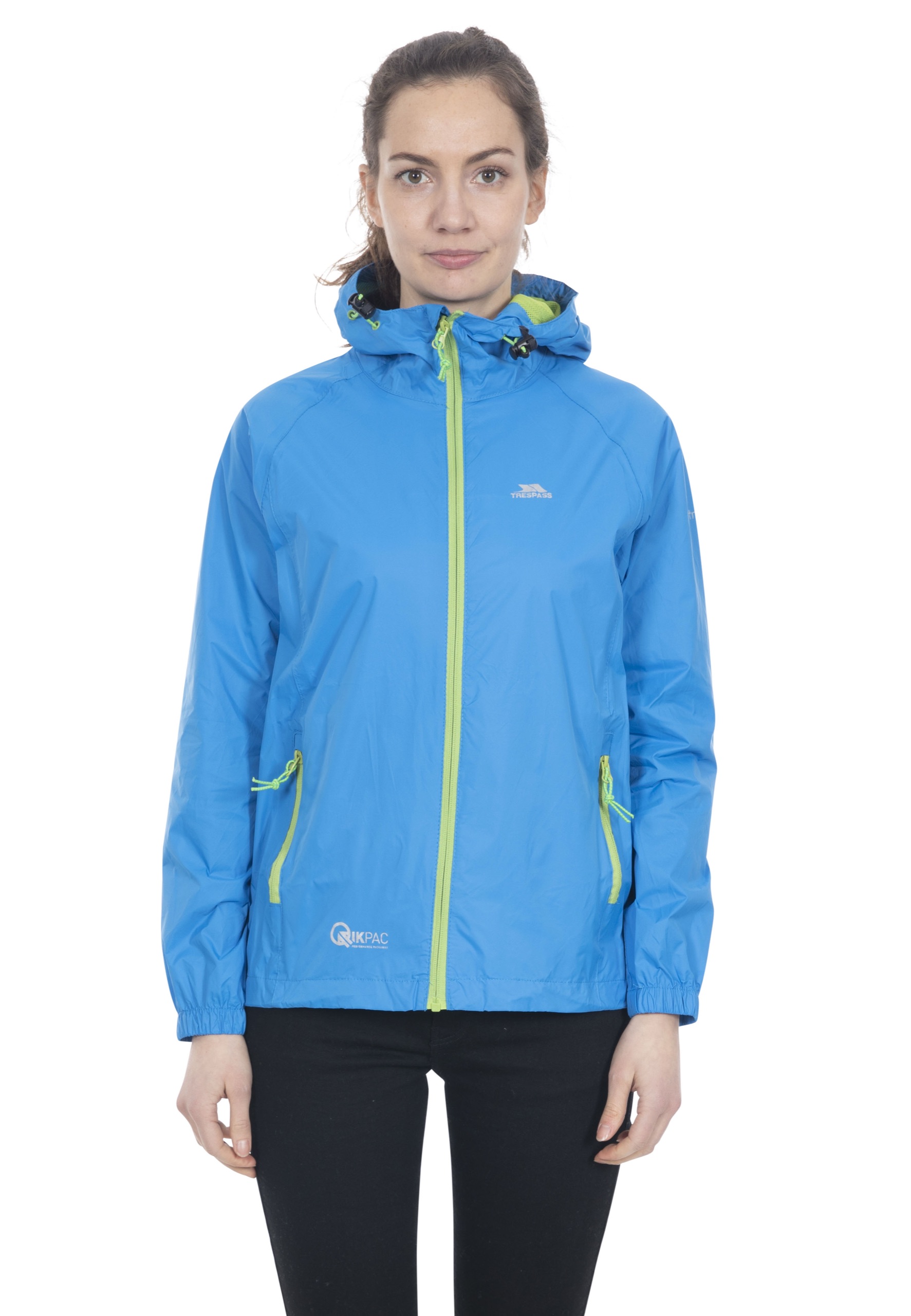 Regnjakke Qikpac Jacket, Cobalt