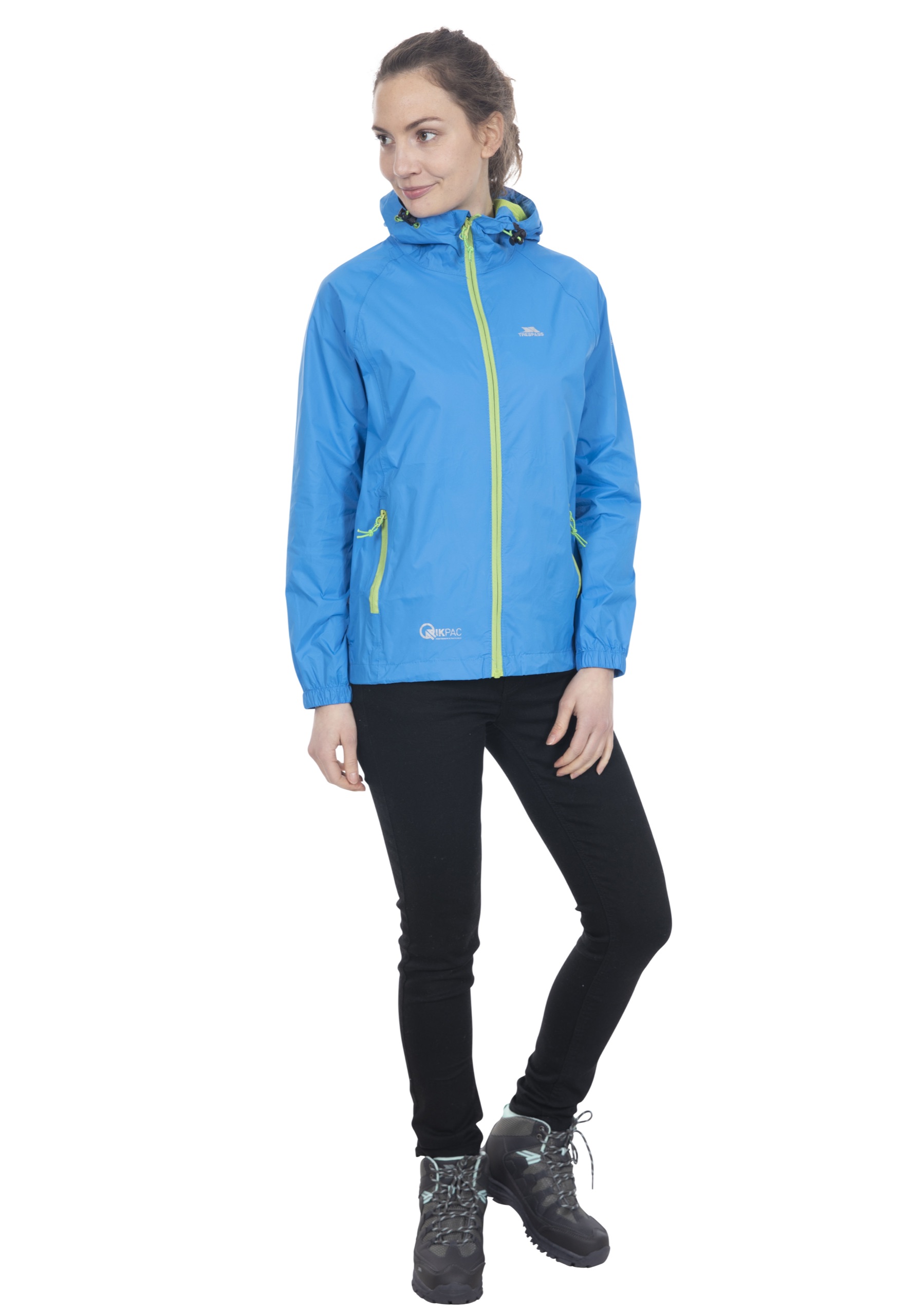 Regnjakke Qikpac Jacket, Cobalt