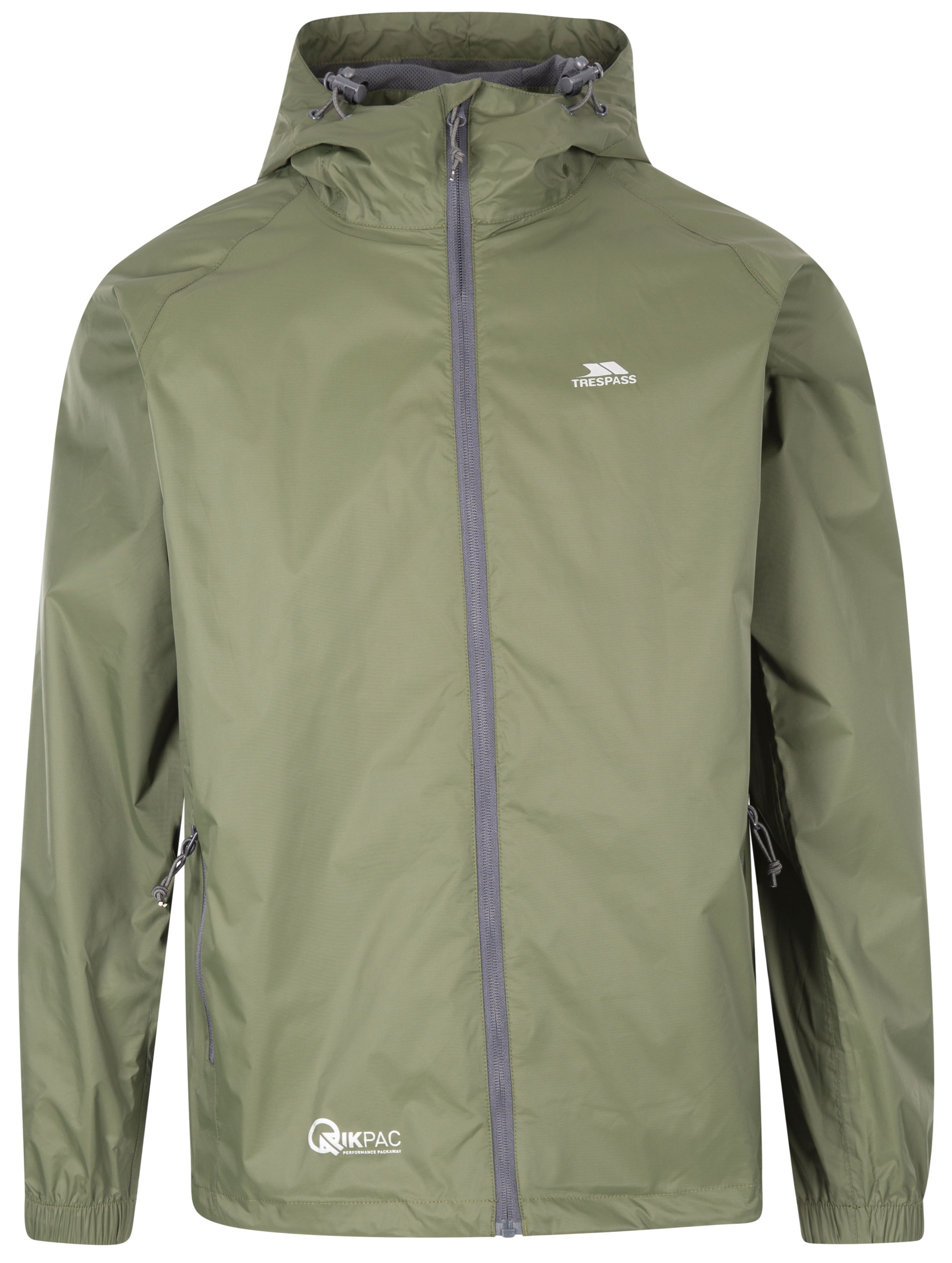 Regnjakke Qikpac Jacket, Moss