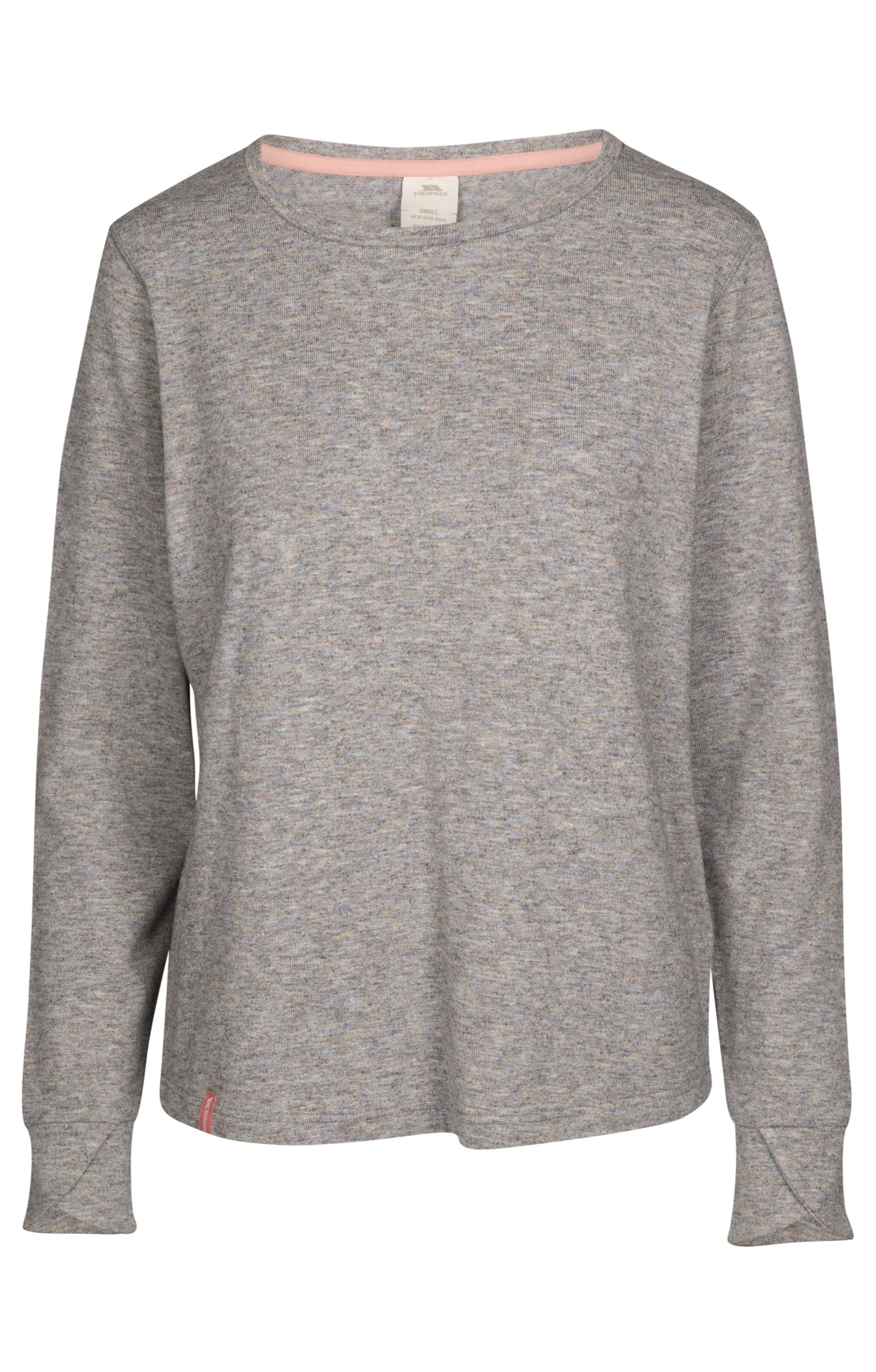 Langærmet overdel Rina, dame, Grey Marl