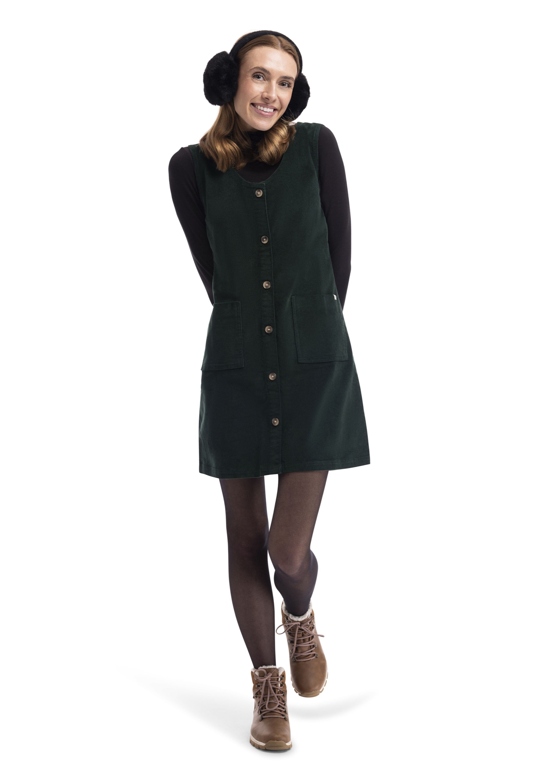 Kjole Tarissa, dame, Dark Green