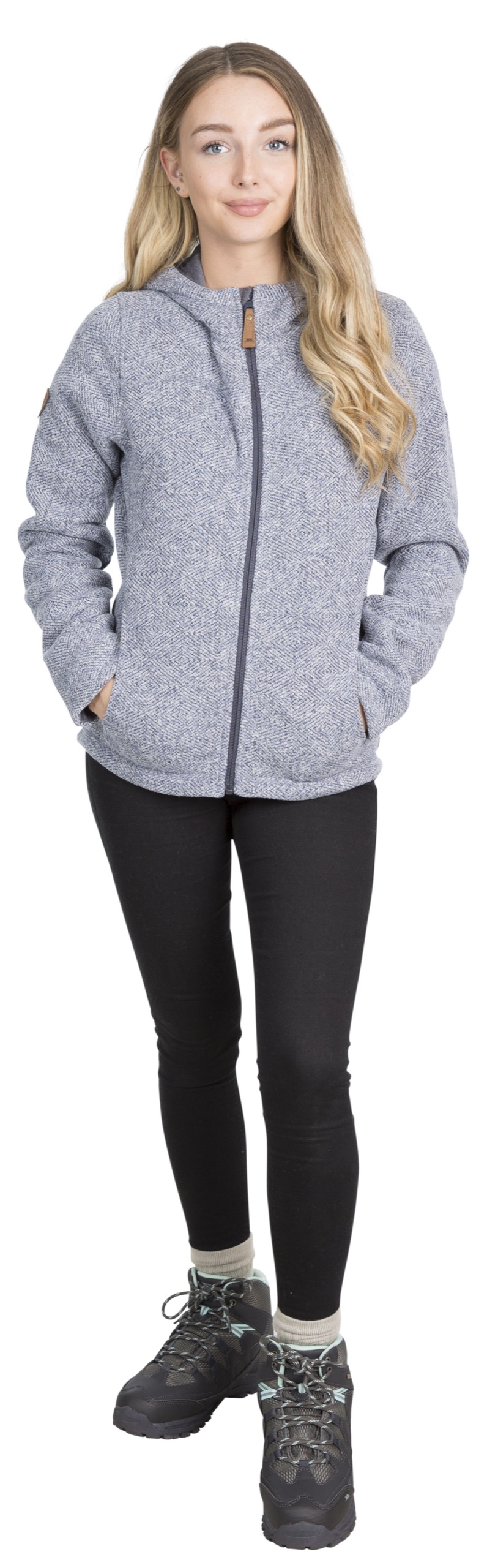 Fleecetrøje Reserve, dame, Denim Blue