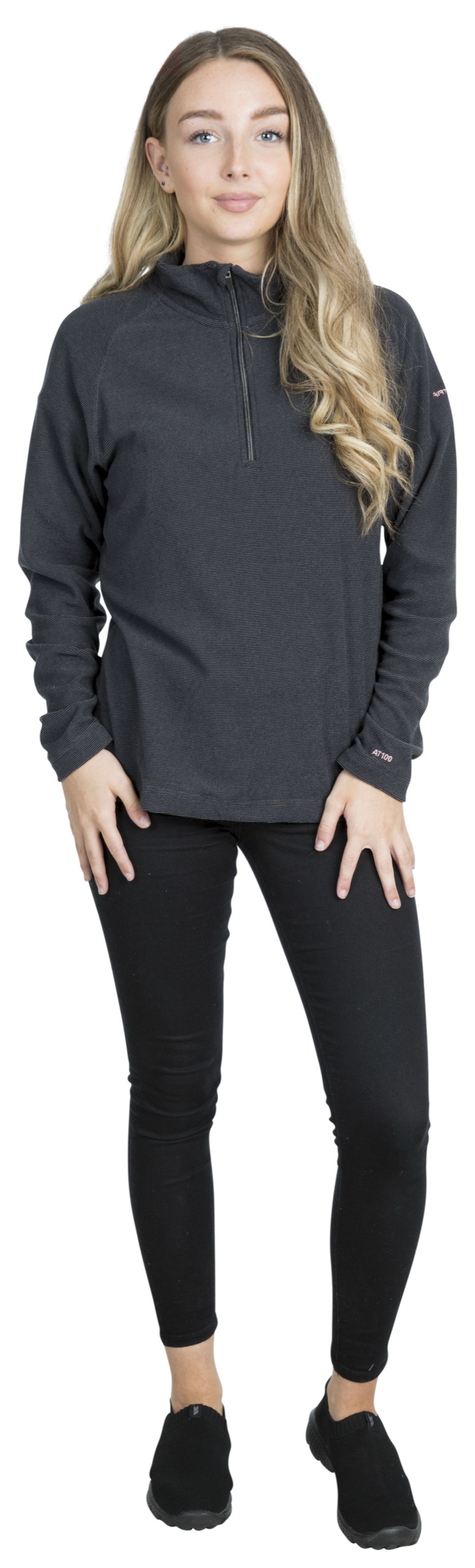 Microfleece Meadows, dame, Charcoal