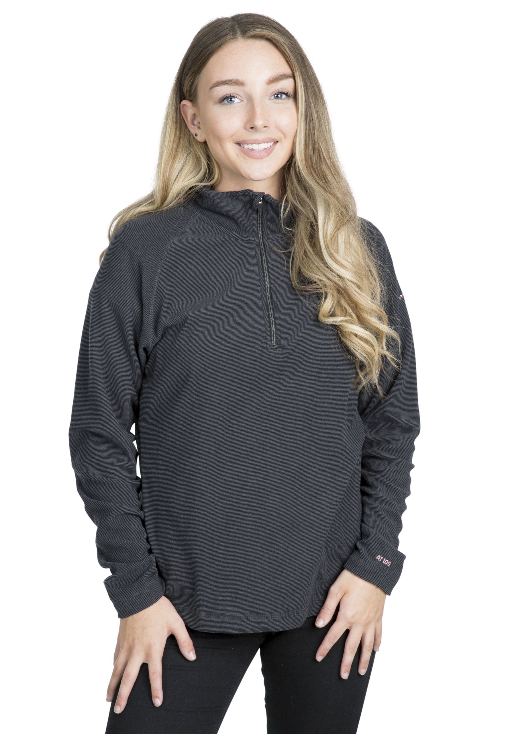Microfleece Meadows, dame, Charcoal