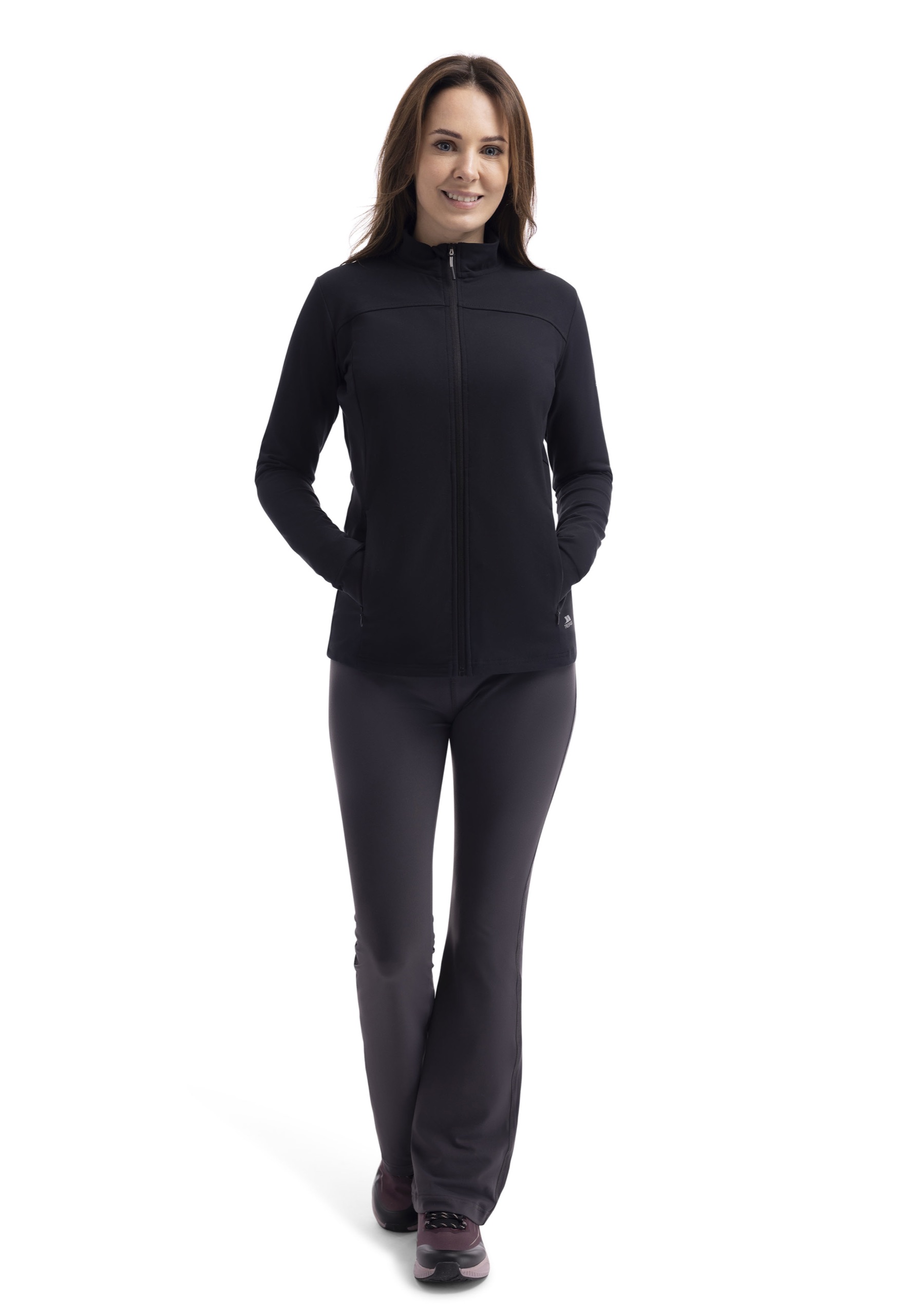 Langærmet overdel Alicia, dame, Black
