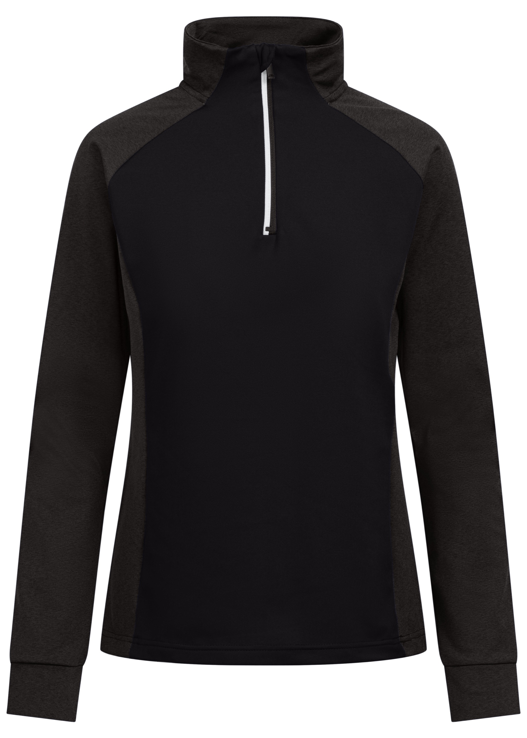 Langærmet overdel Vivian, dame, Black Marl