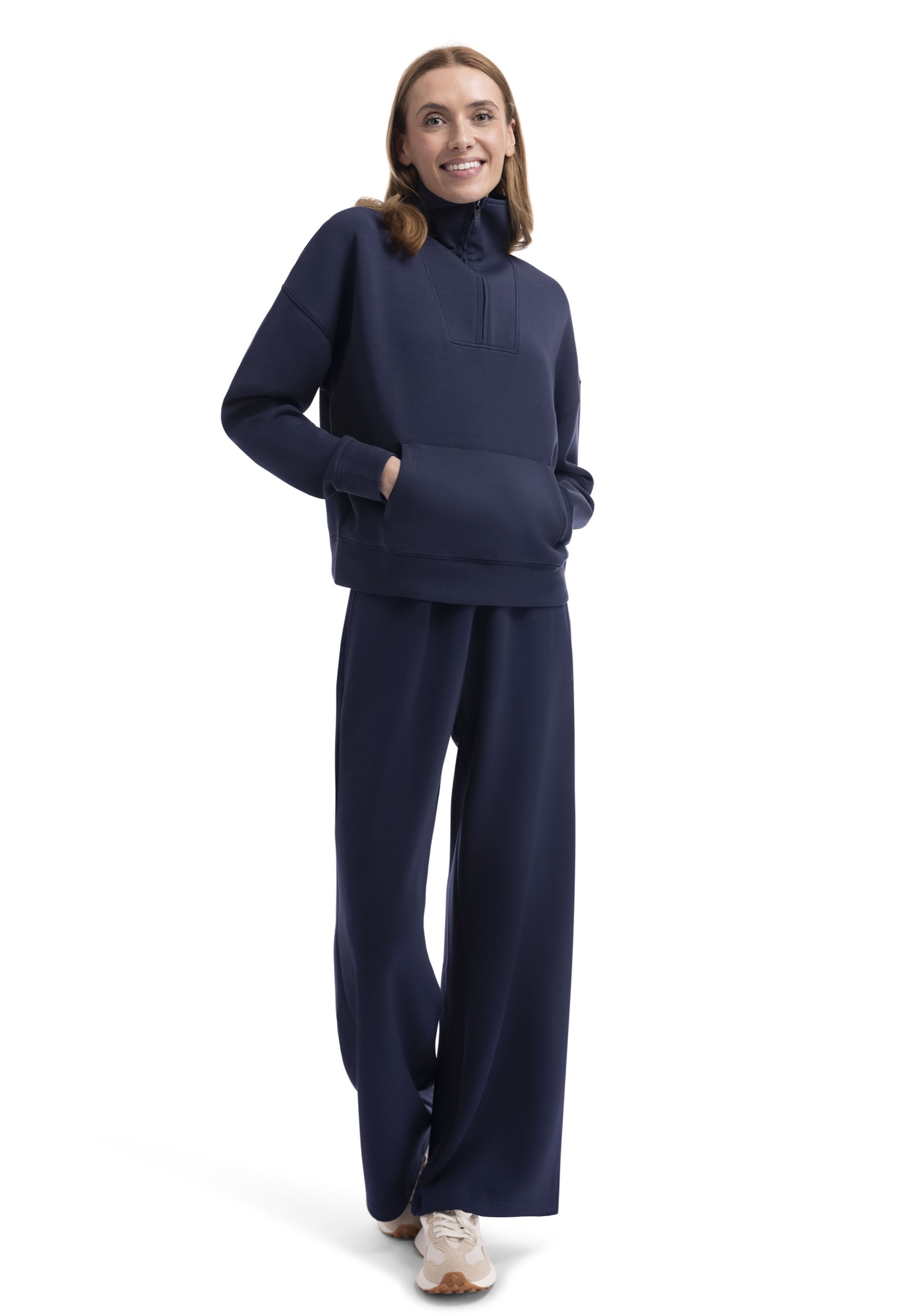 Sweatshirt Jean, dame, Navy