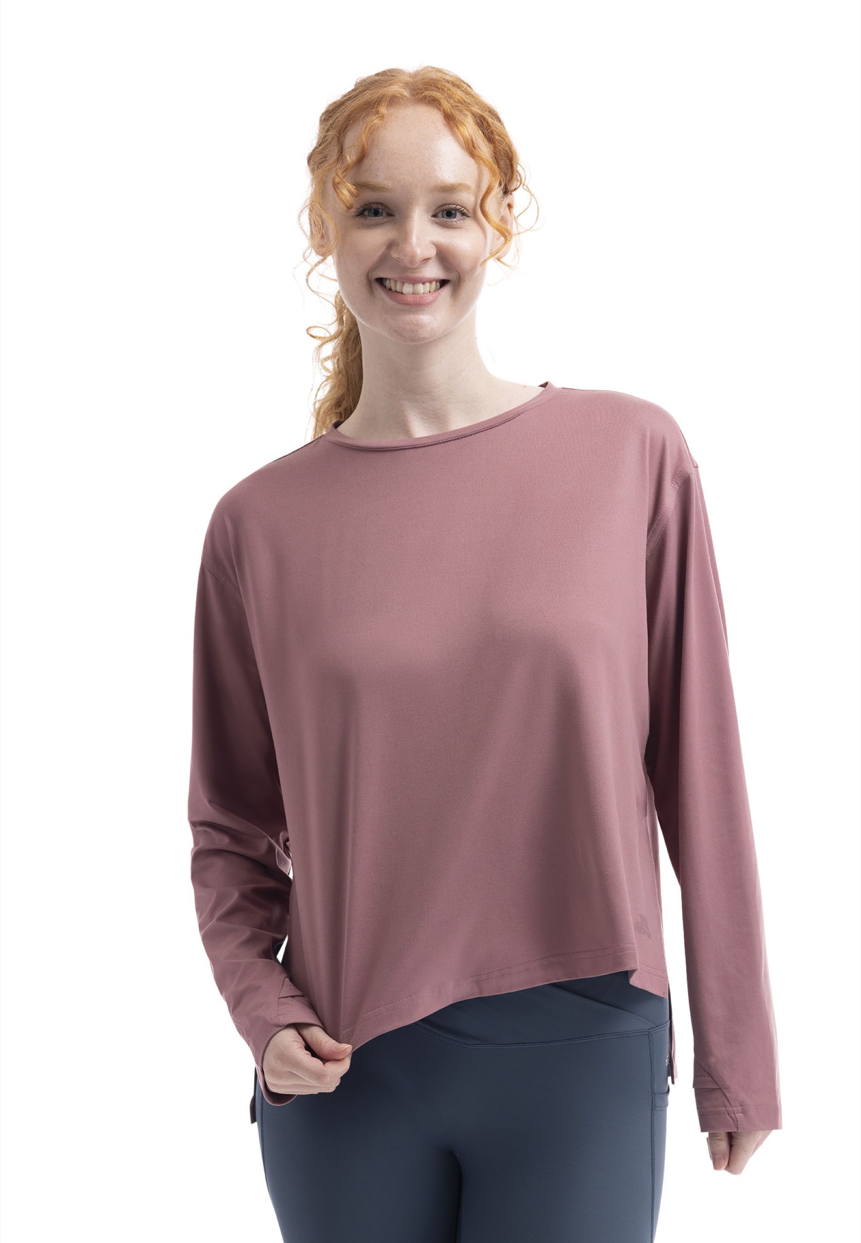 Langærmet overdel Esmeralda, dame, Faded Rose
