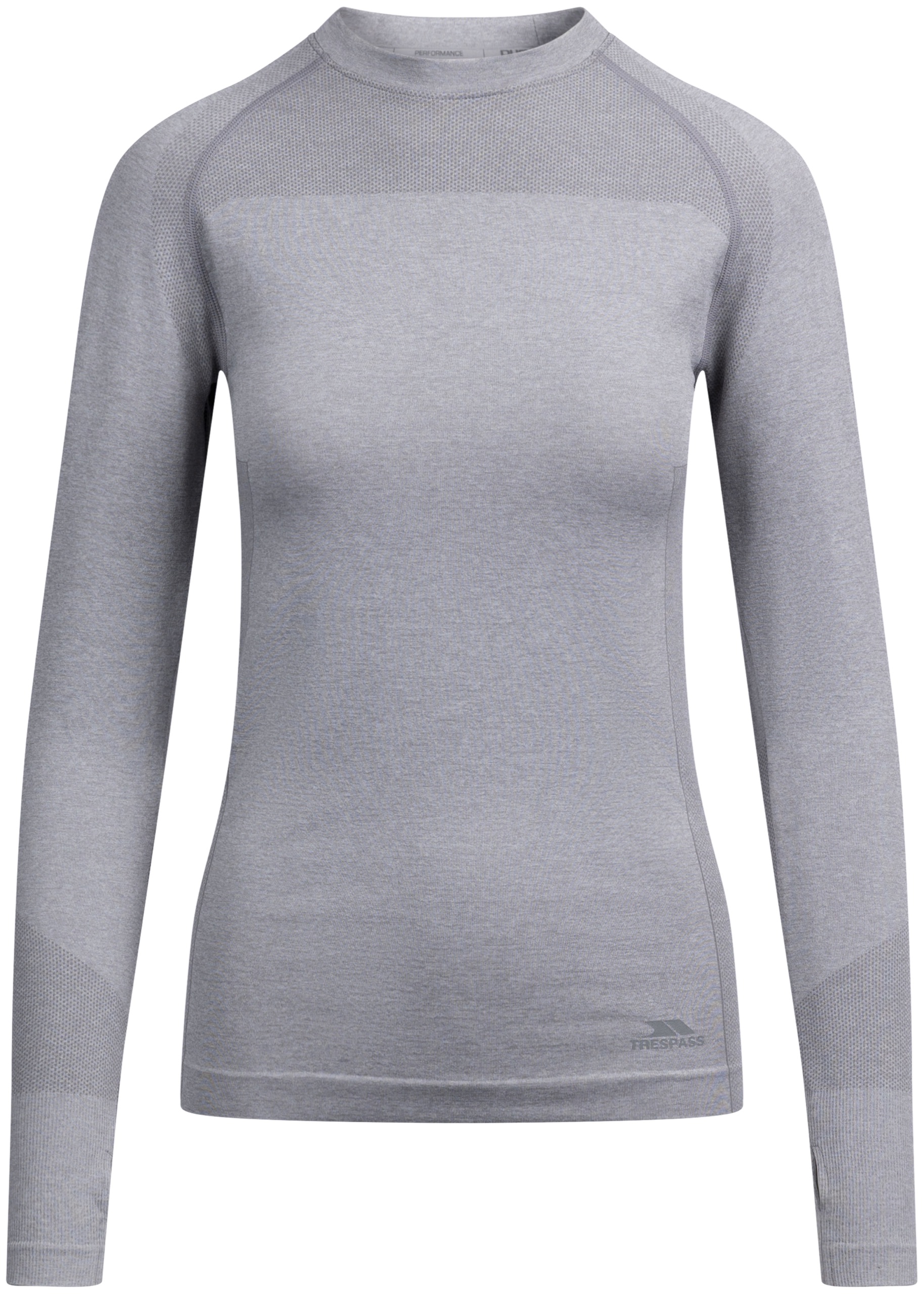 Langærmet overdel Pelina, dame, Grey Marl