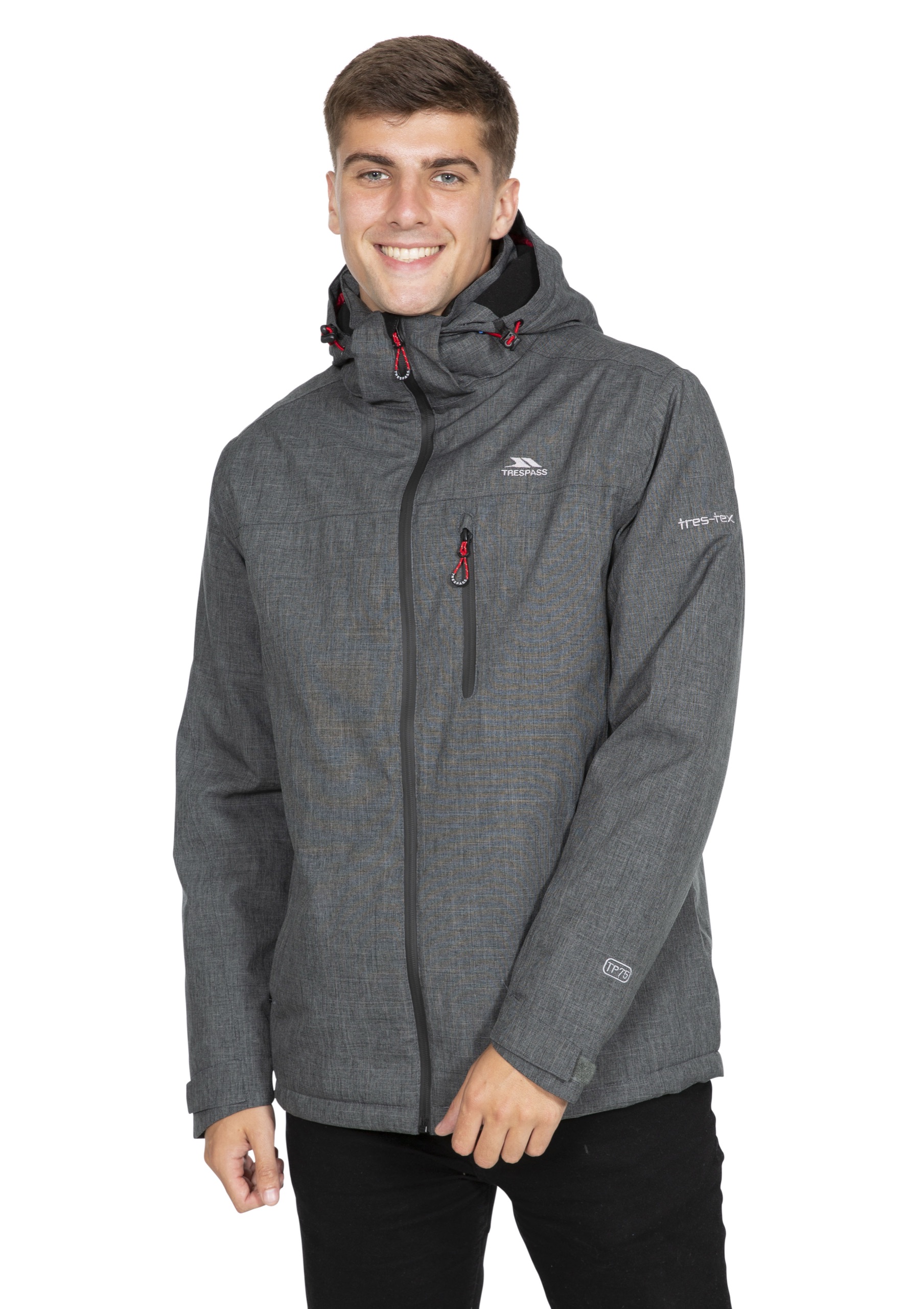 Regnjakke Fyfinn, herre, Dark Grey
