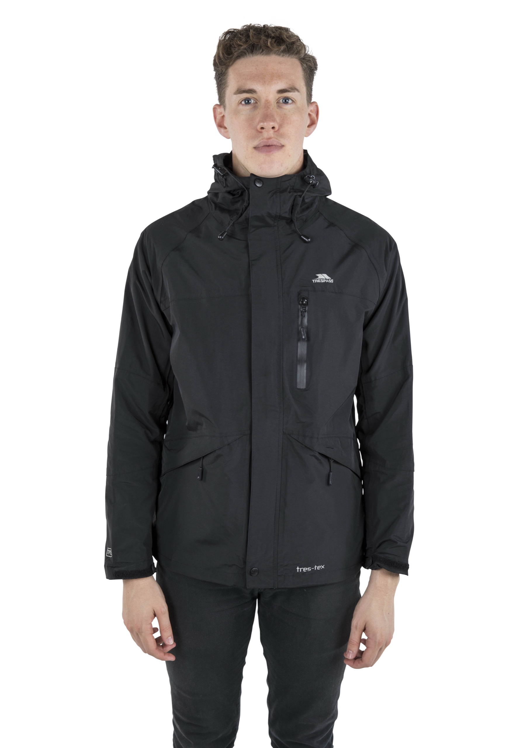 Regnjakke Corvo Jacket, herre, Black