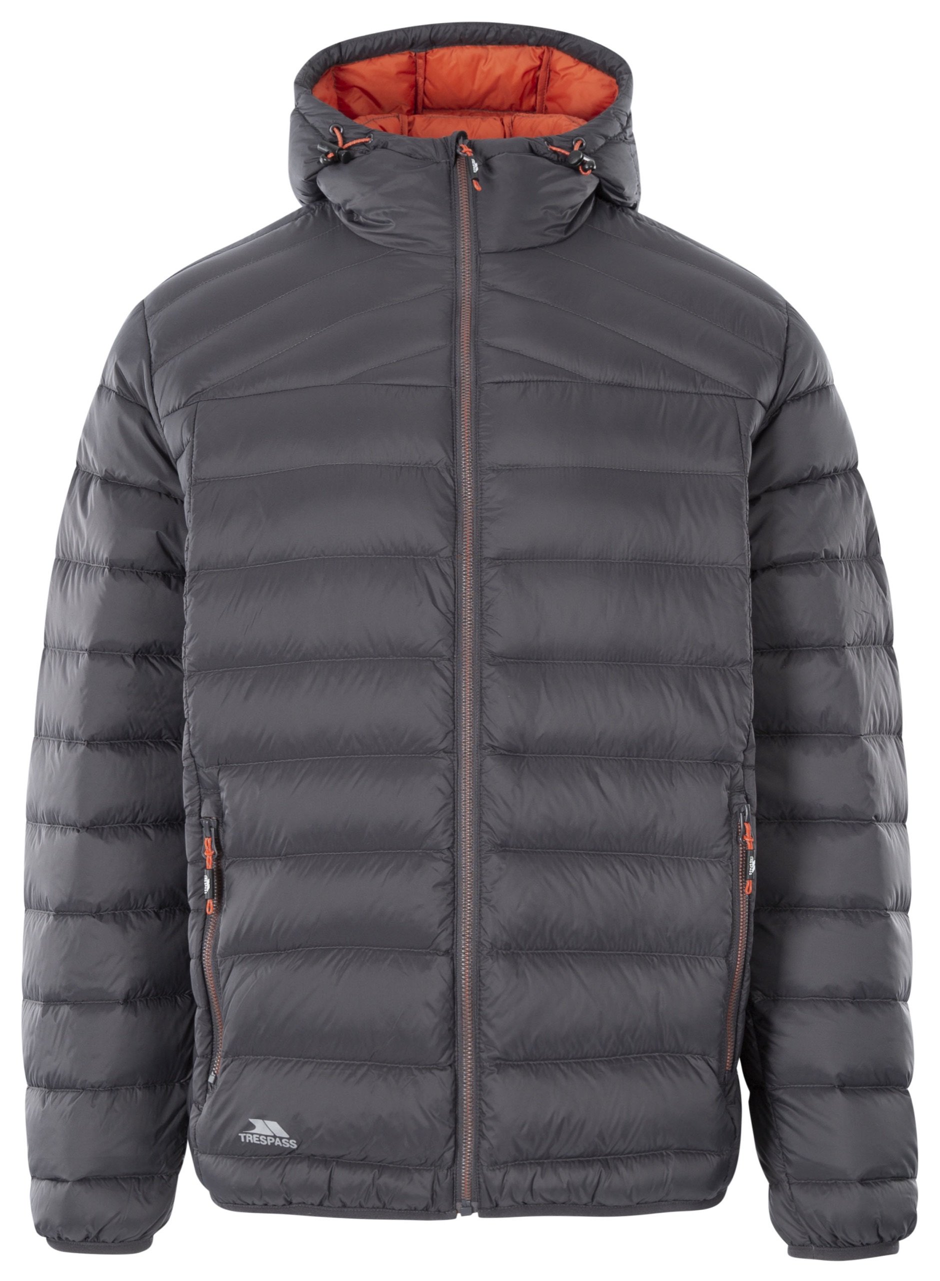 Dunjakke Whitman II, herre, Dark Grey / Burnt Orange