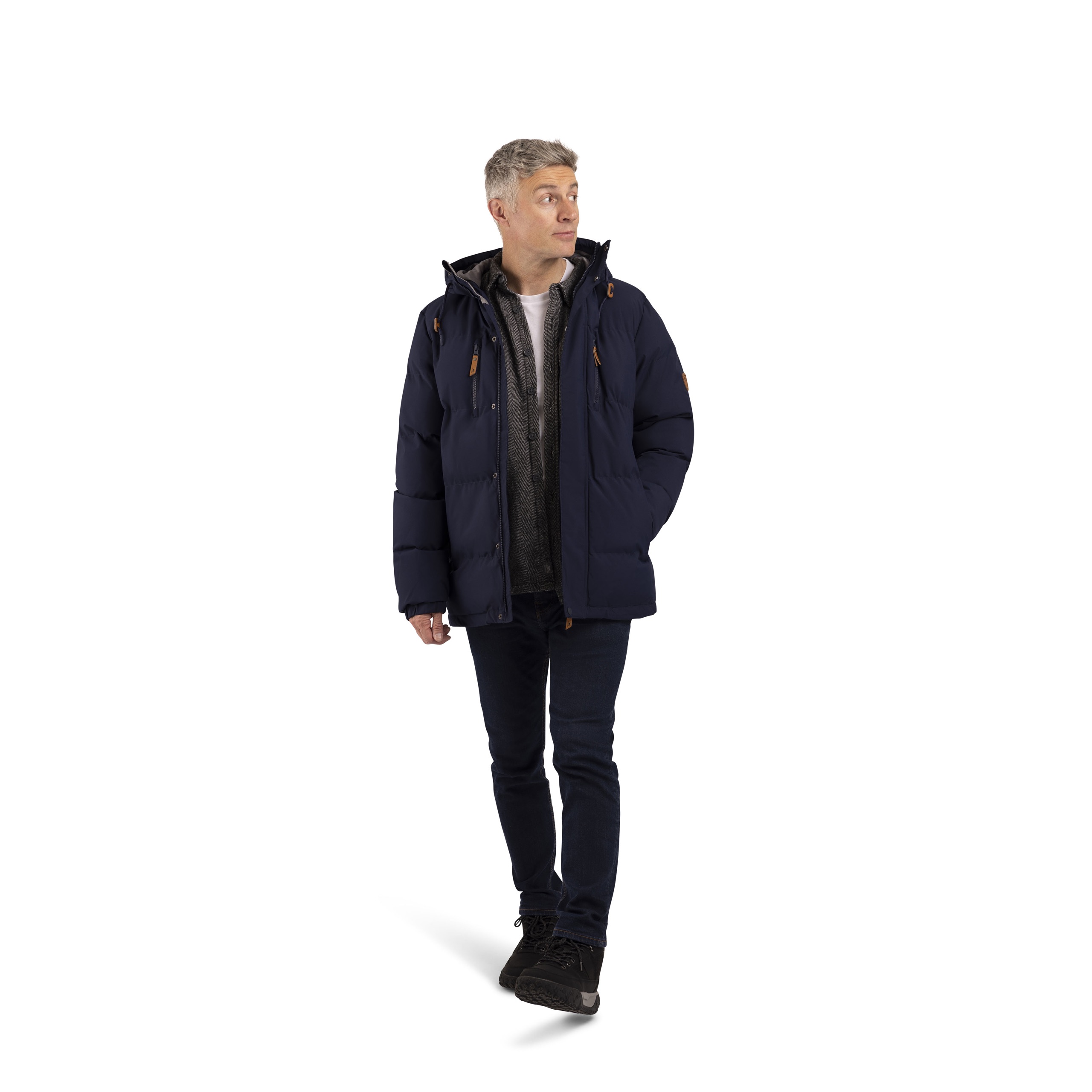 Fritidsjakke Saturn, herre, Navy