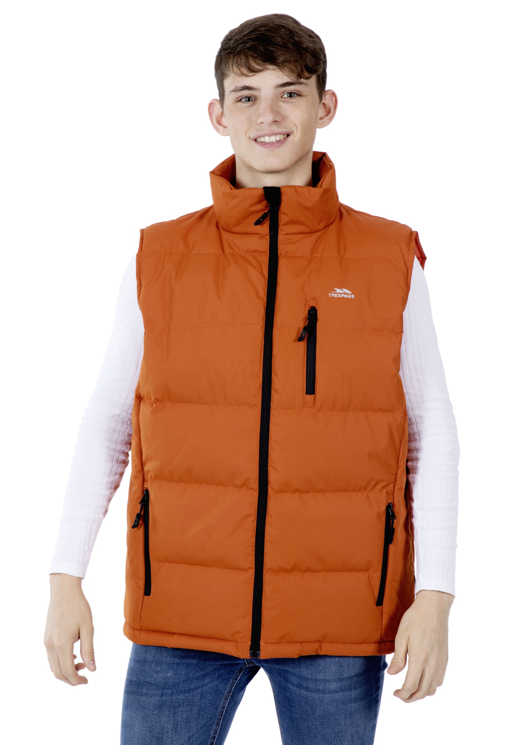 Vest Clasp, herre, Burnt Orange