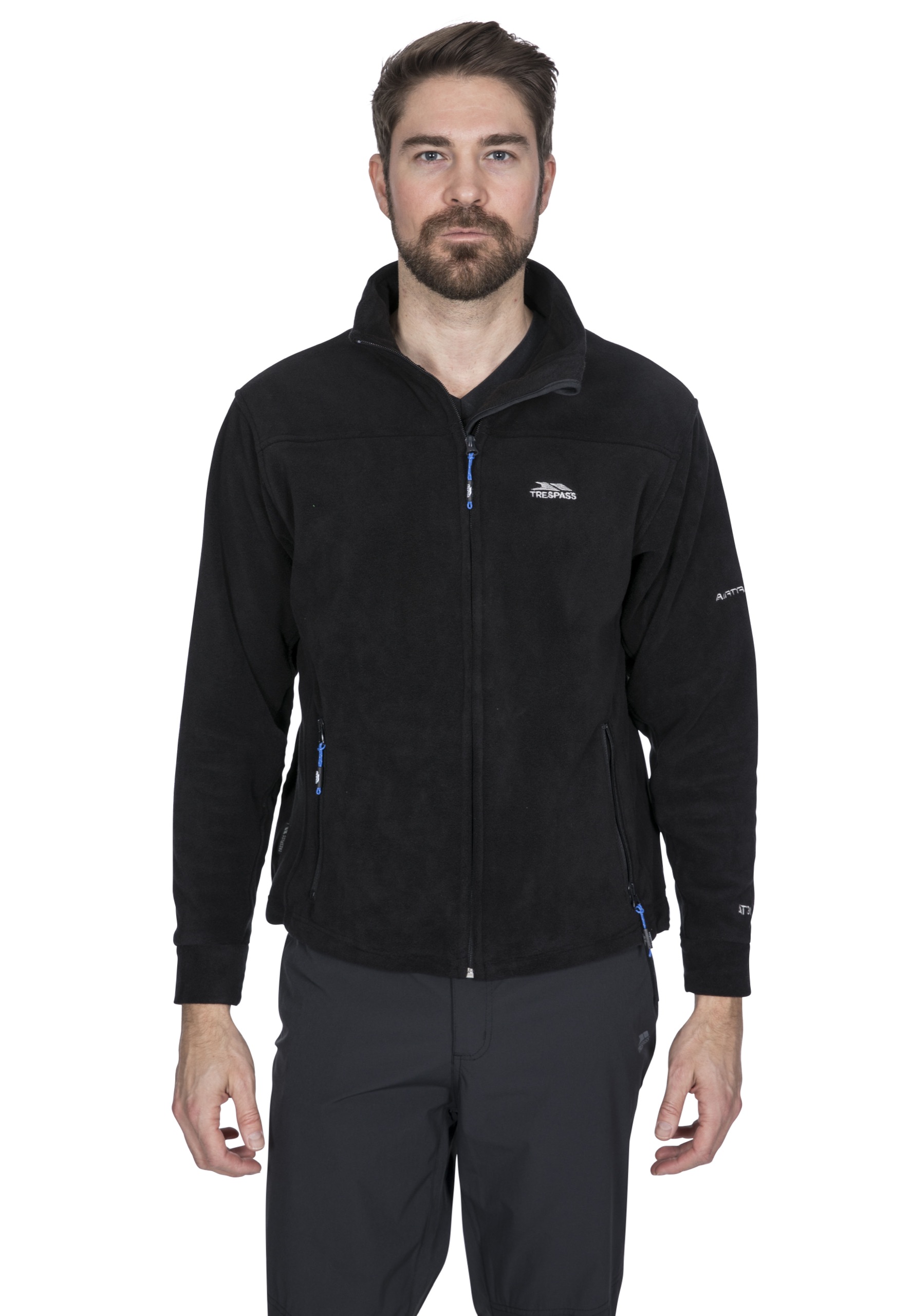Fleecetrøje Bernal, herre, Black