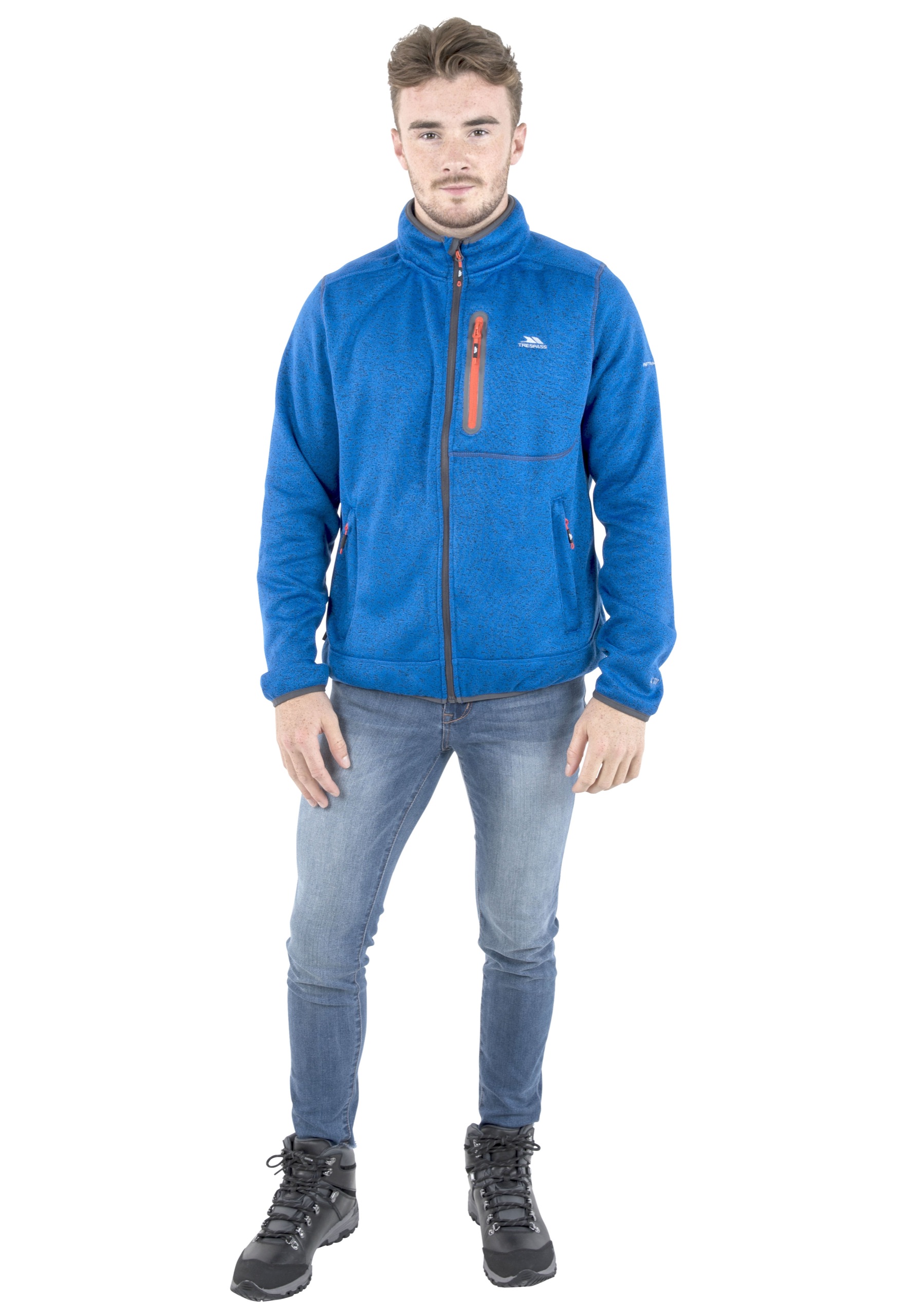 Fleecetrøje Bingham, herre, Black Marl