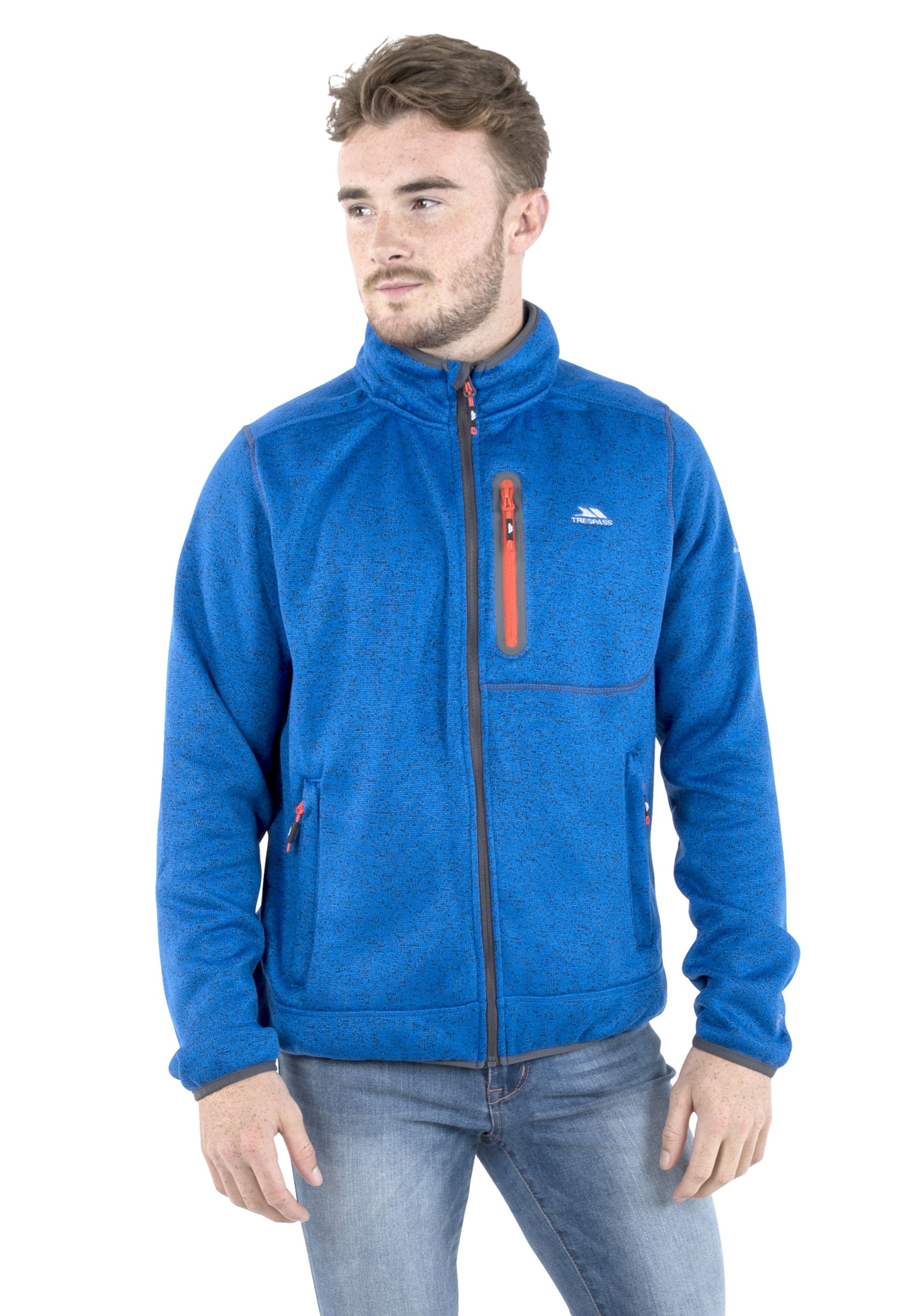 Fleecetrøje Bingham, herre, Black Marl