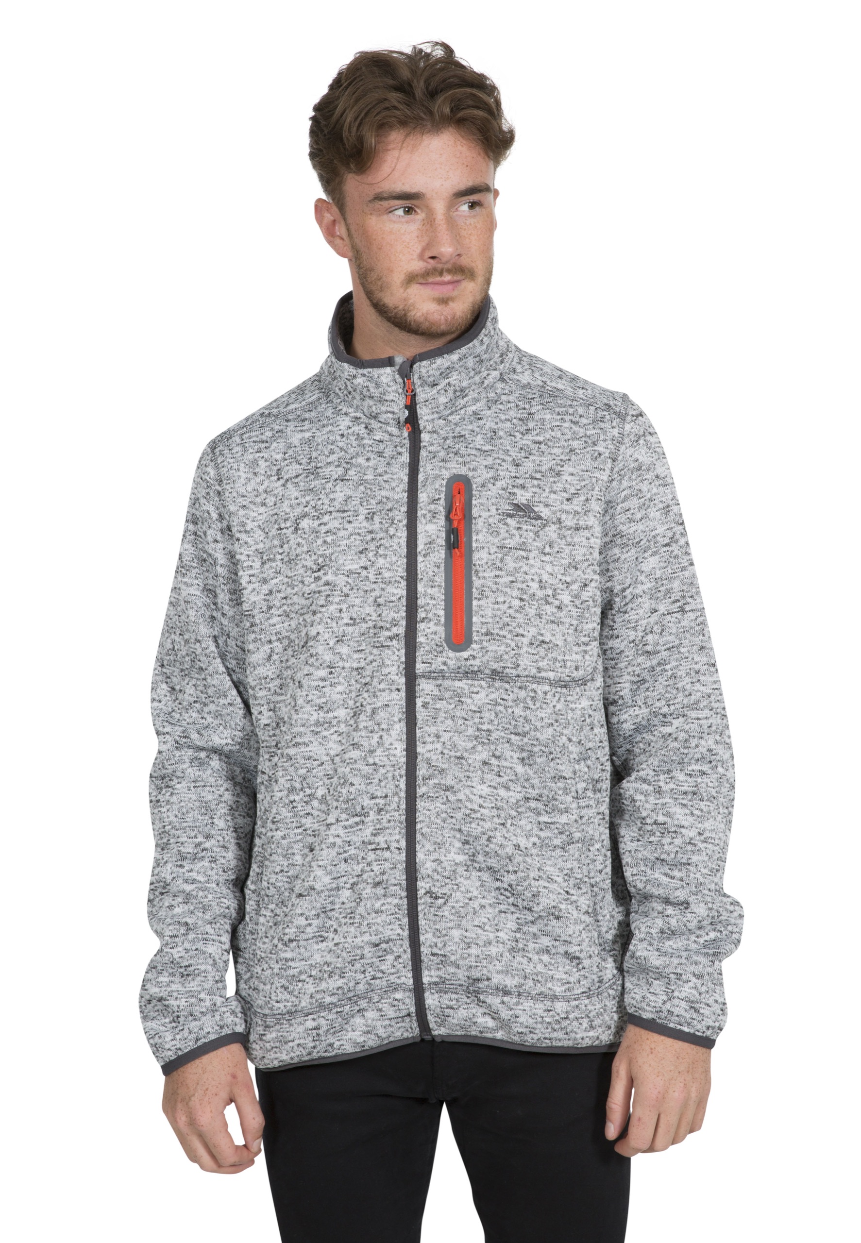 Fleecetrøje Bingham, herre, Grey Marl