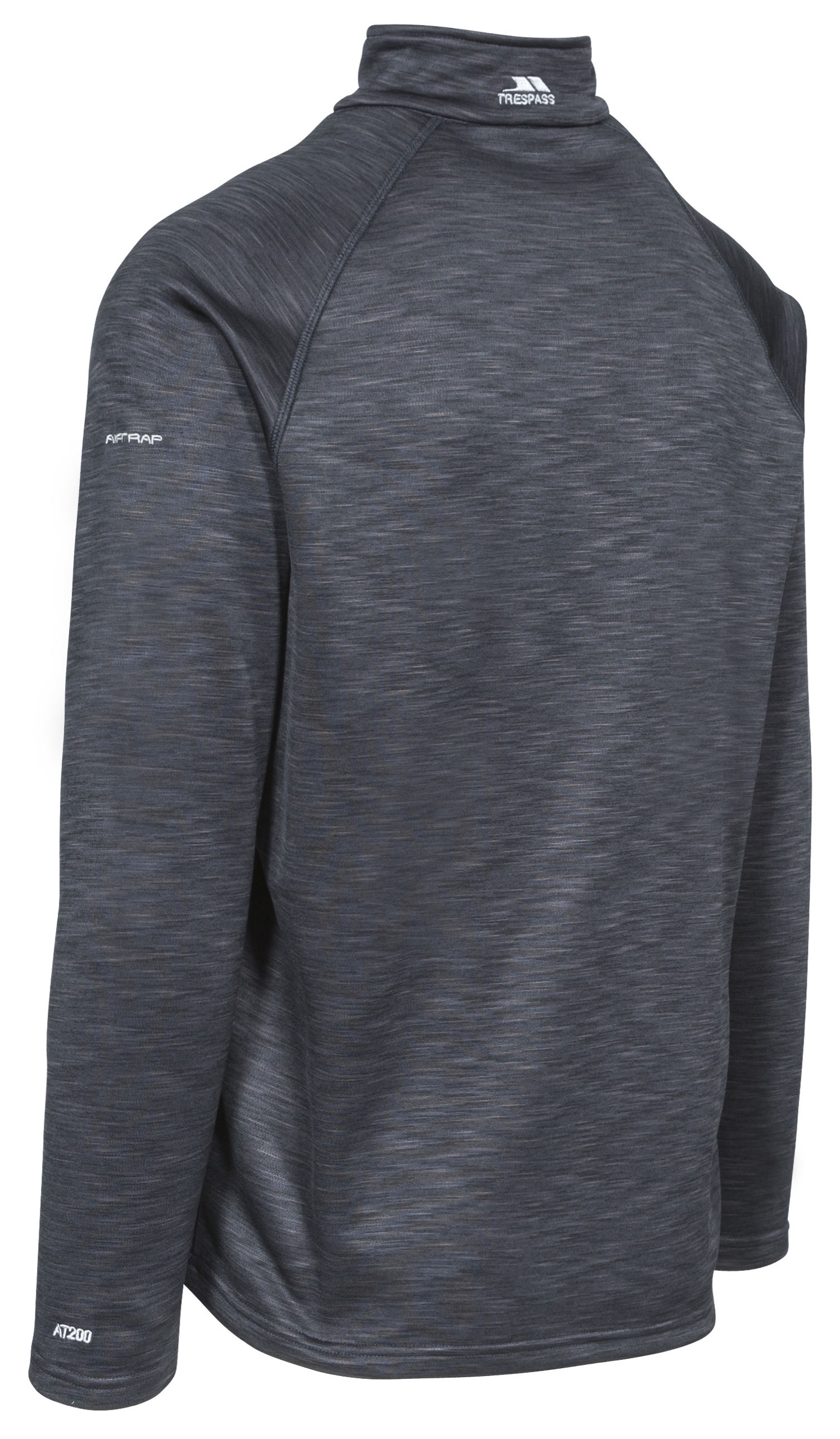 Fleecetrøje Collins, herre, Black Marl
