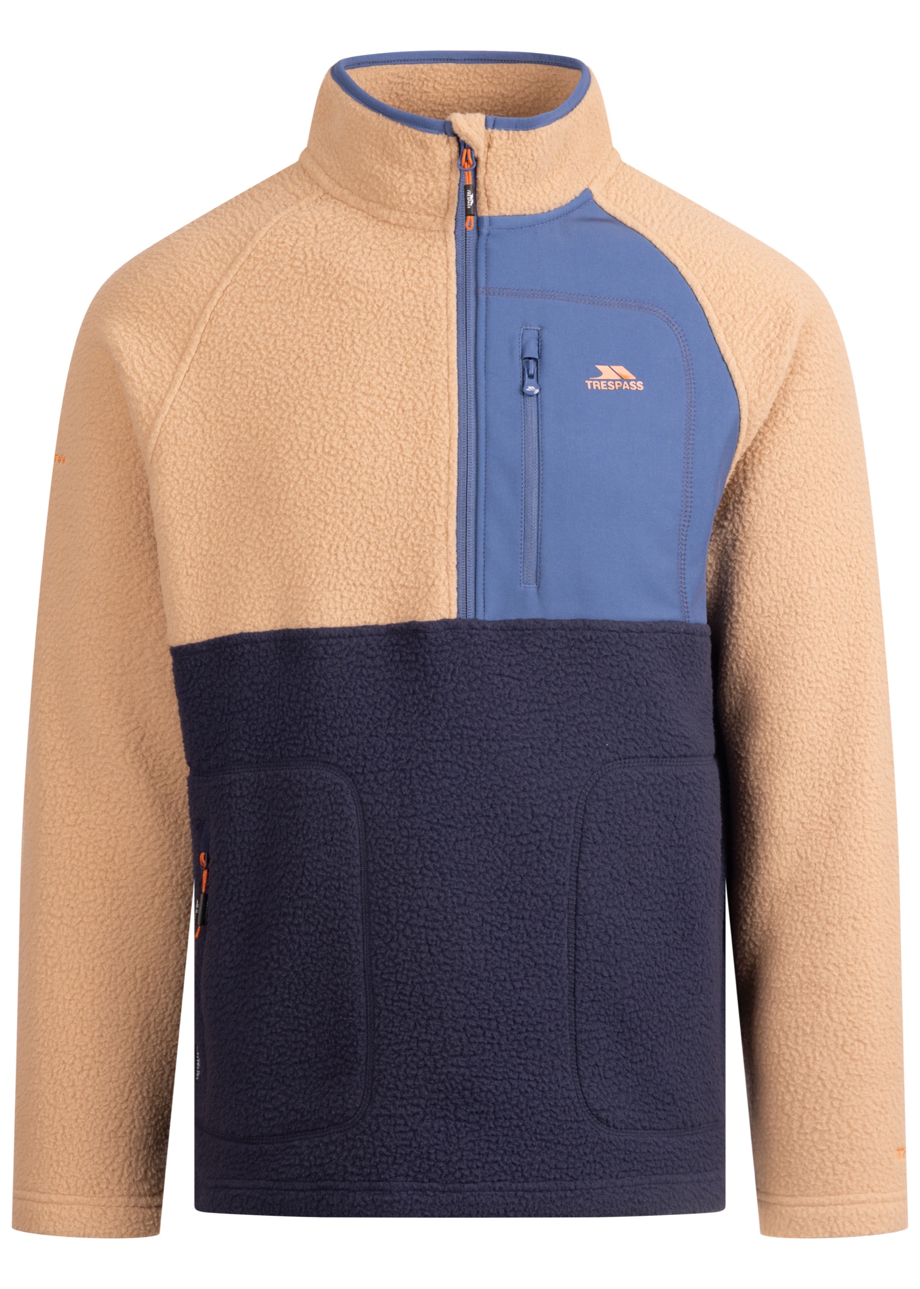 Fleecetrøje North, herre, Beige