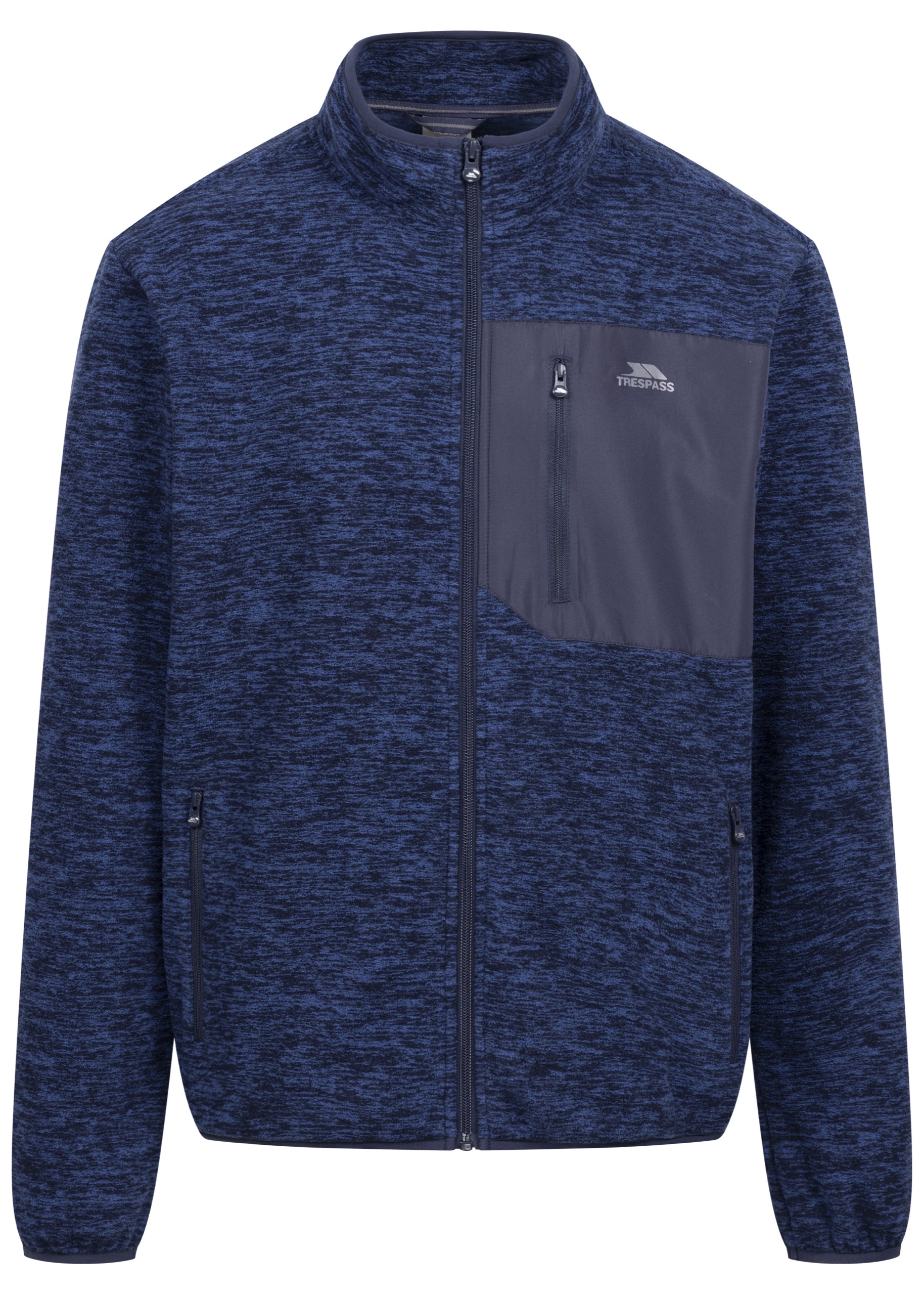 Fleecetrøje Cliff, herre, Indigo Tone