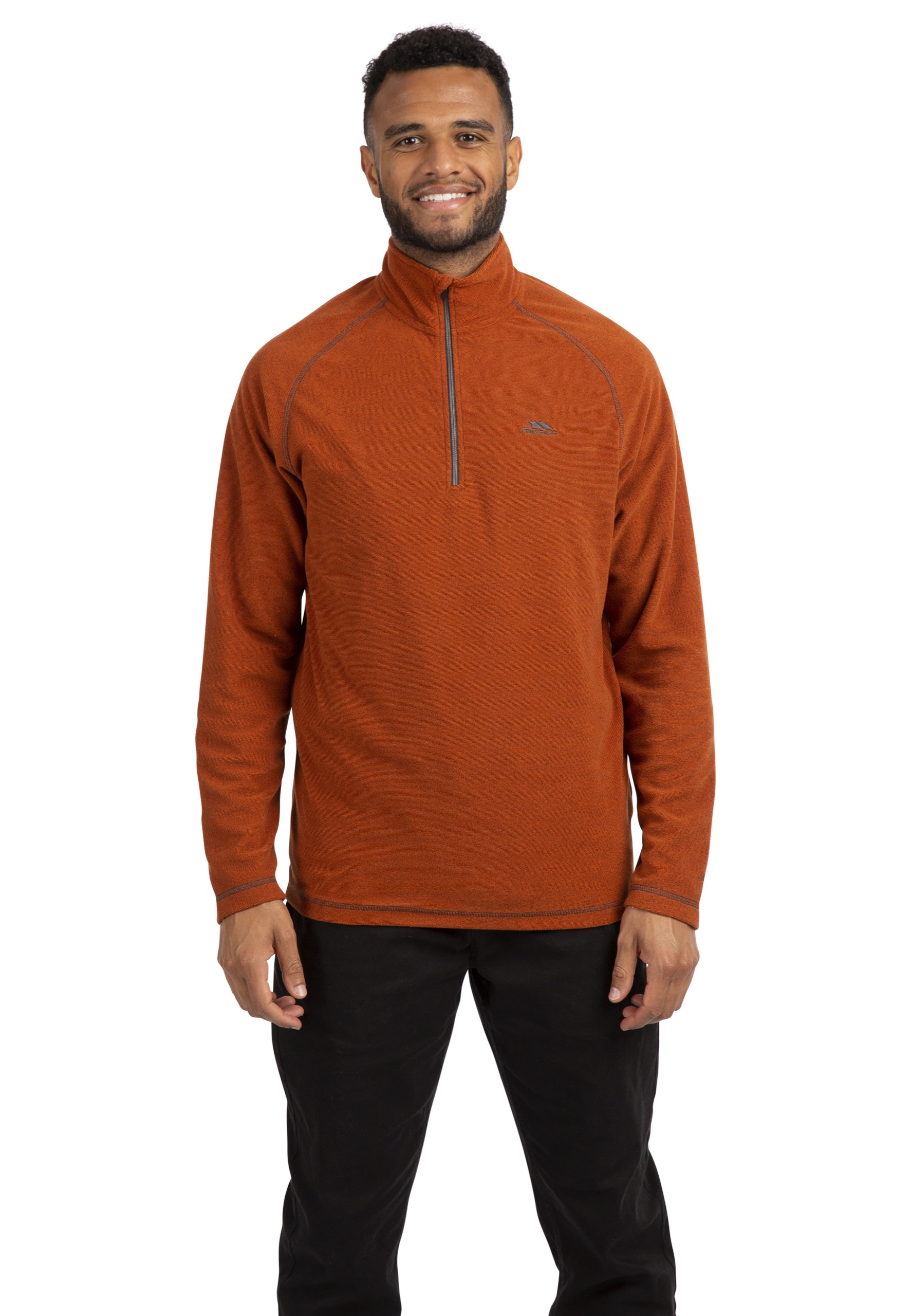 Microfleece Keynote, herre, Burnt Orange
