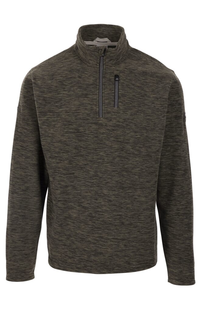 Microfleece Farnworth, herre, Dark Vine Marl