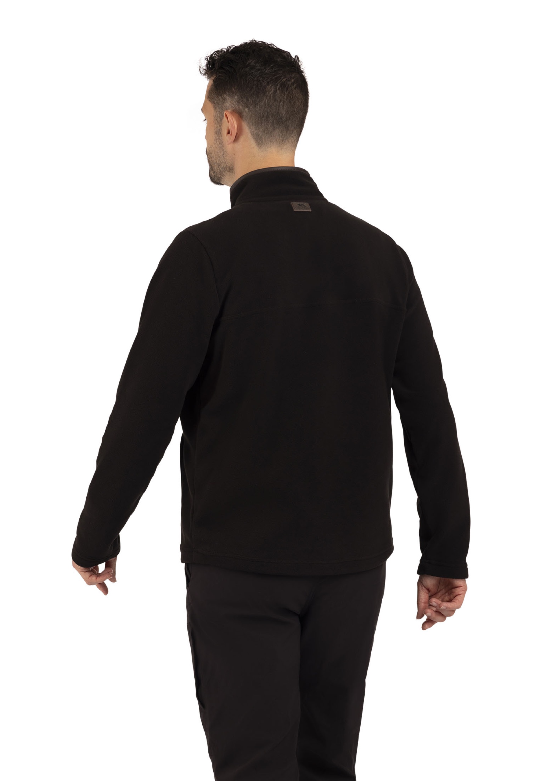 Fleecetrøje Huntar, herre, Black
