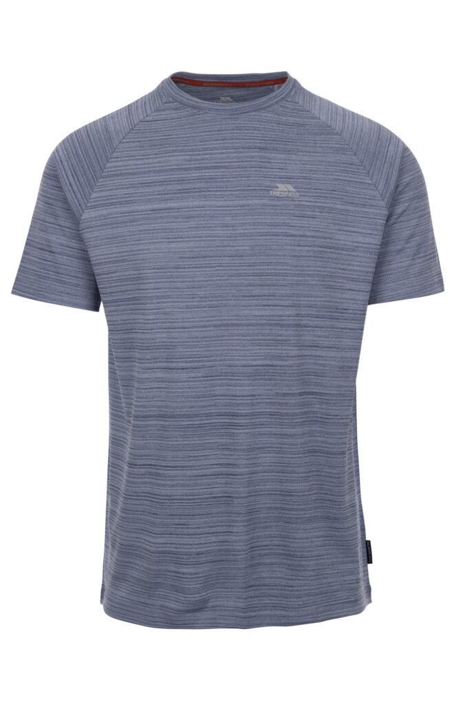 T-shirt Leecana, herre, Denim Blue Marl