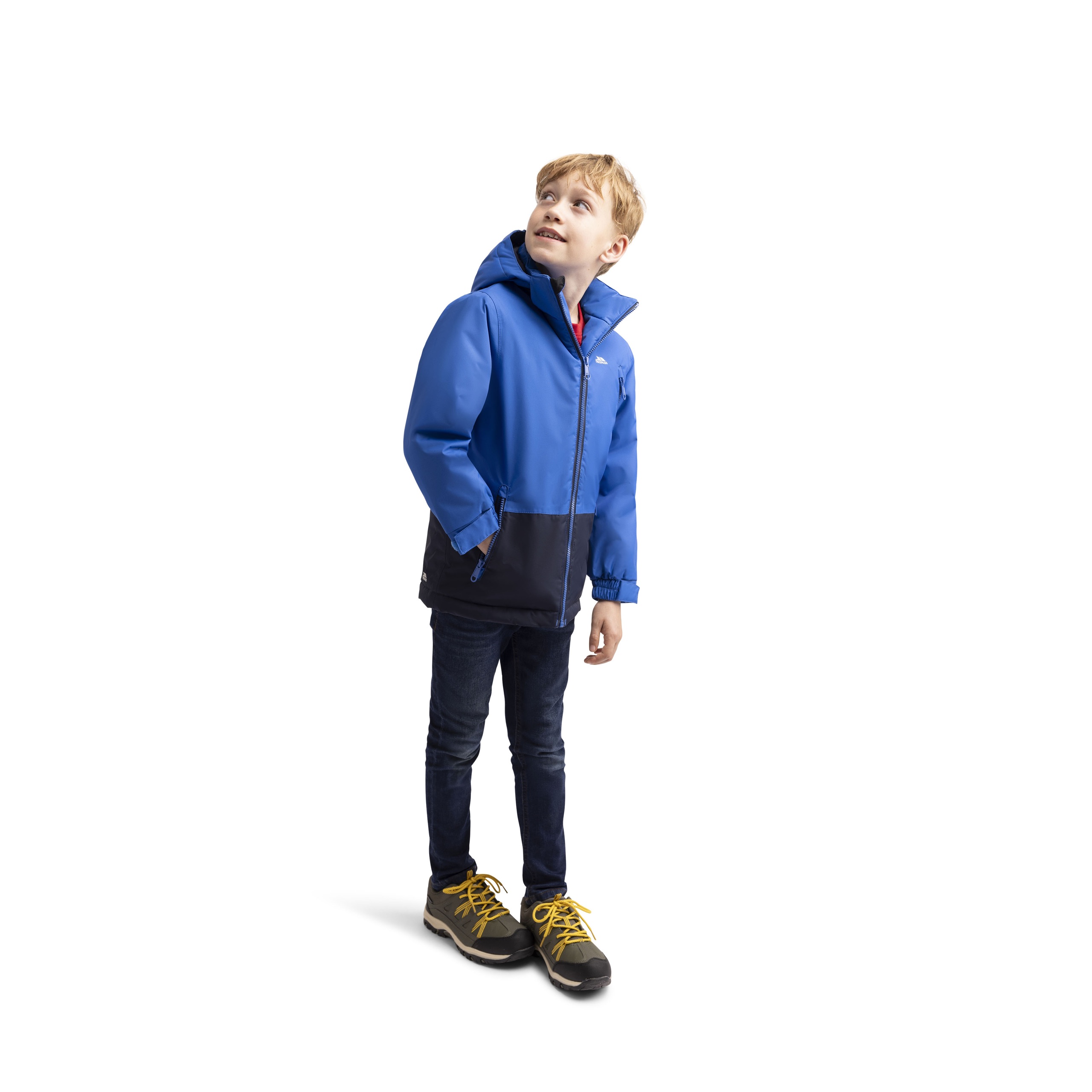 Regnjakke Franzz, dreng, Blue