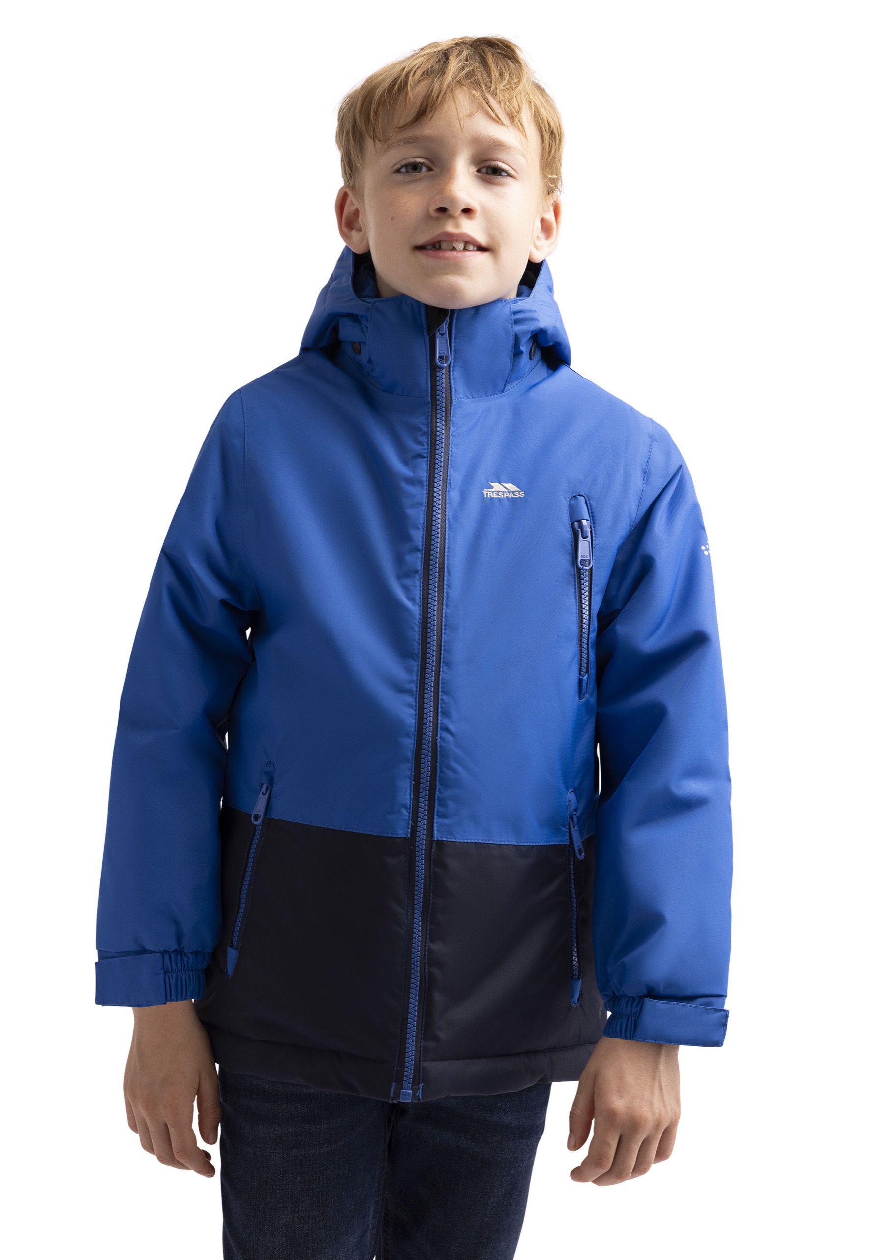 Regnjakke Franzz, dreng, Blue