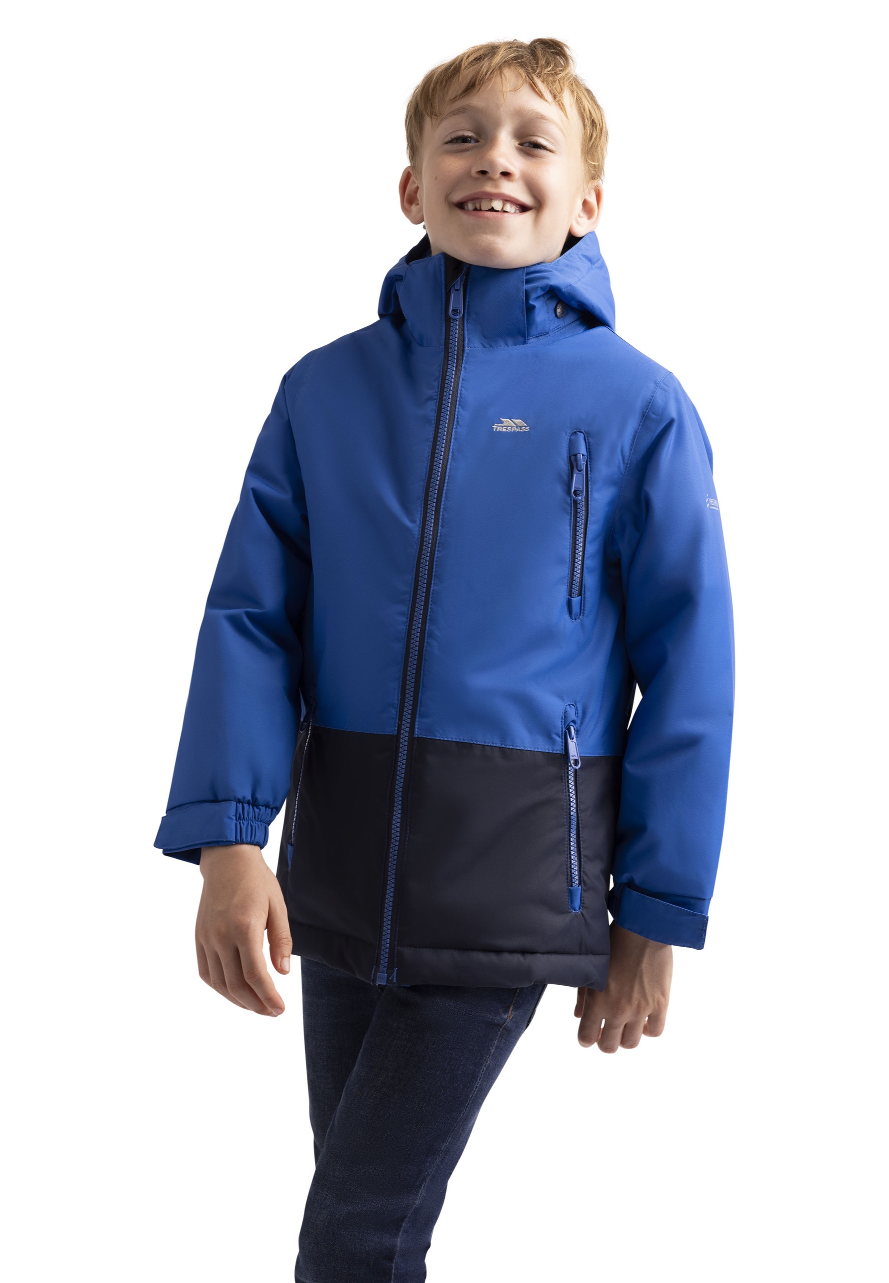 Regnjakke Franzz, dreng, Blue