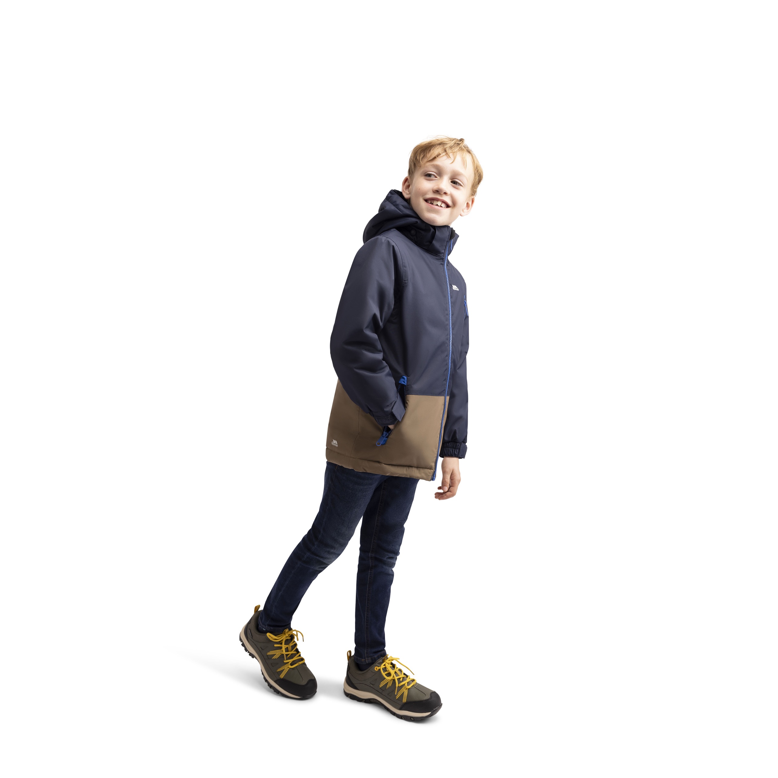Regnjakke Franzz, dreng, Navy