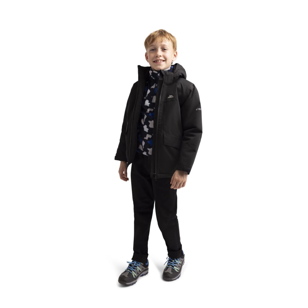 Regnjakke Humphry, dreng, Black