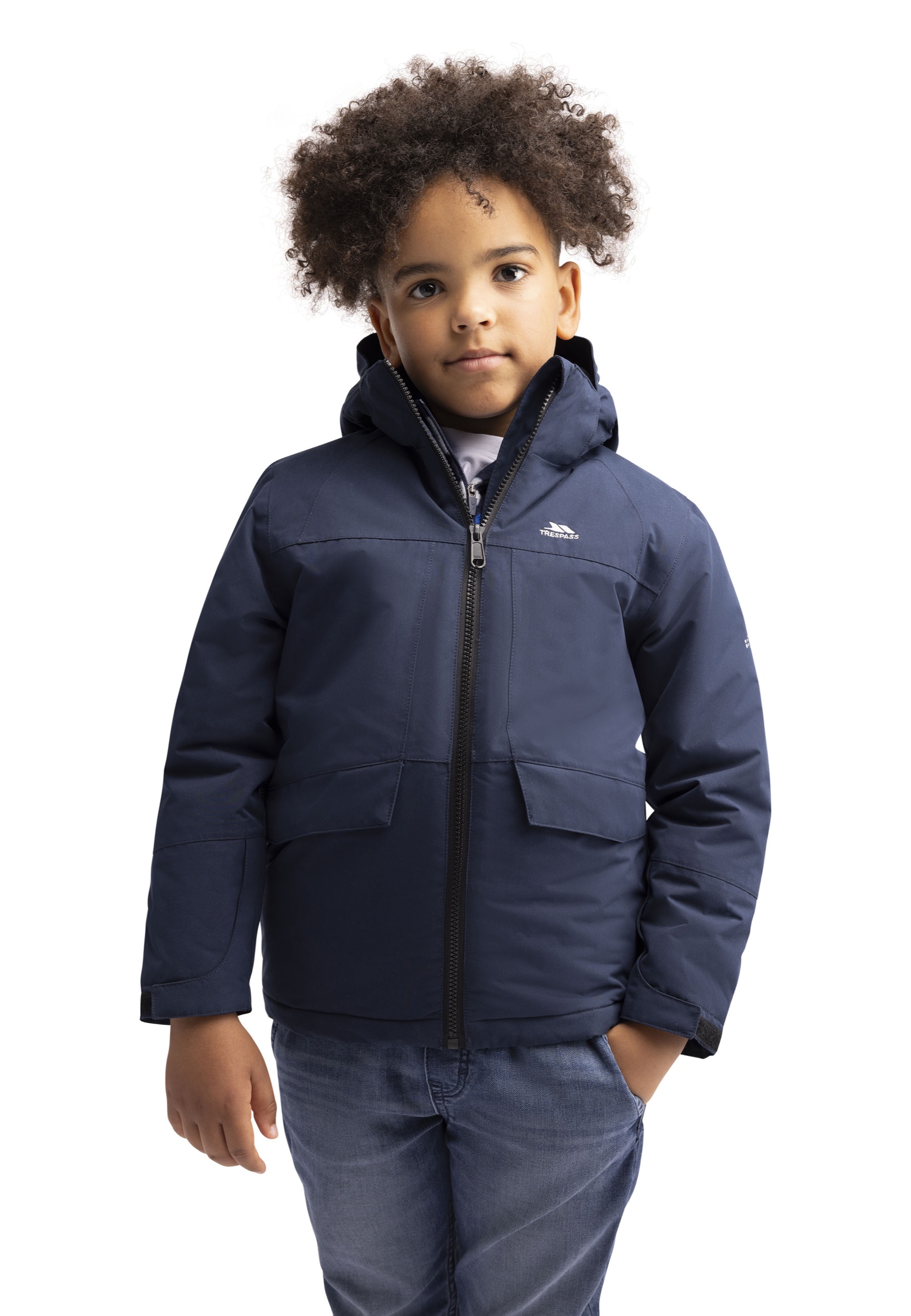 Regnjakke Humphry, dreng, Navy