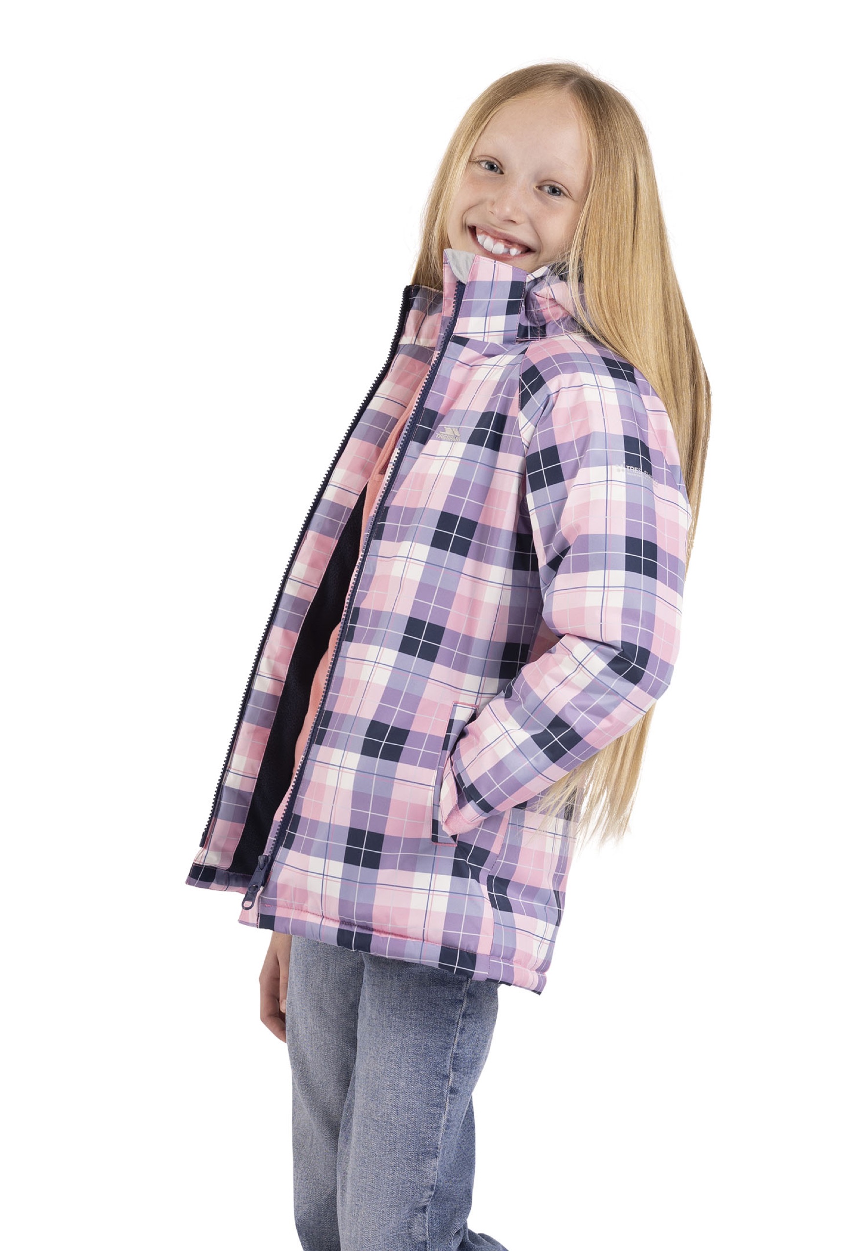 Regnjakke Orland, pige, Pink