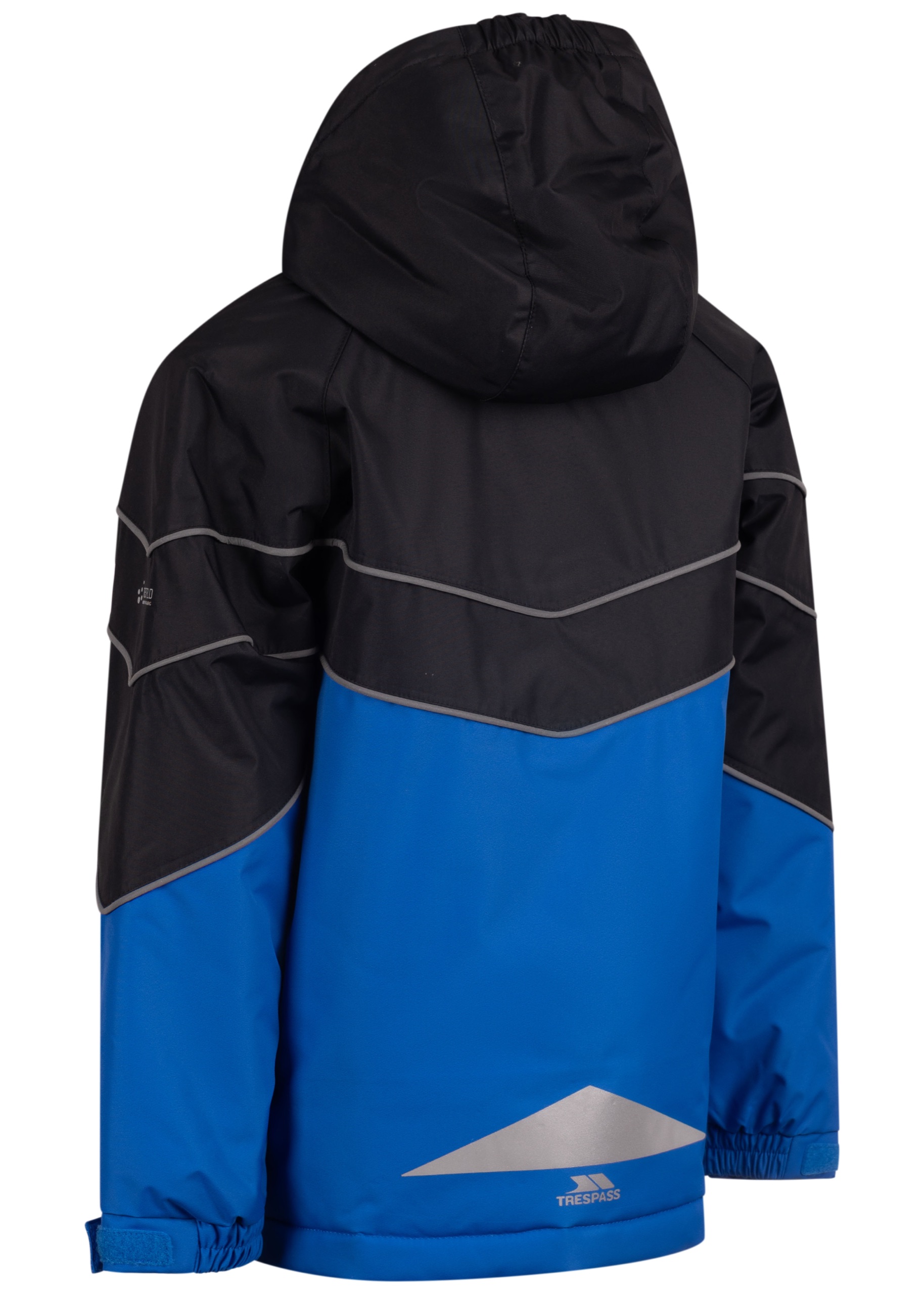 Regnjakke Strass, dreng, Black